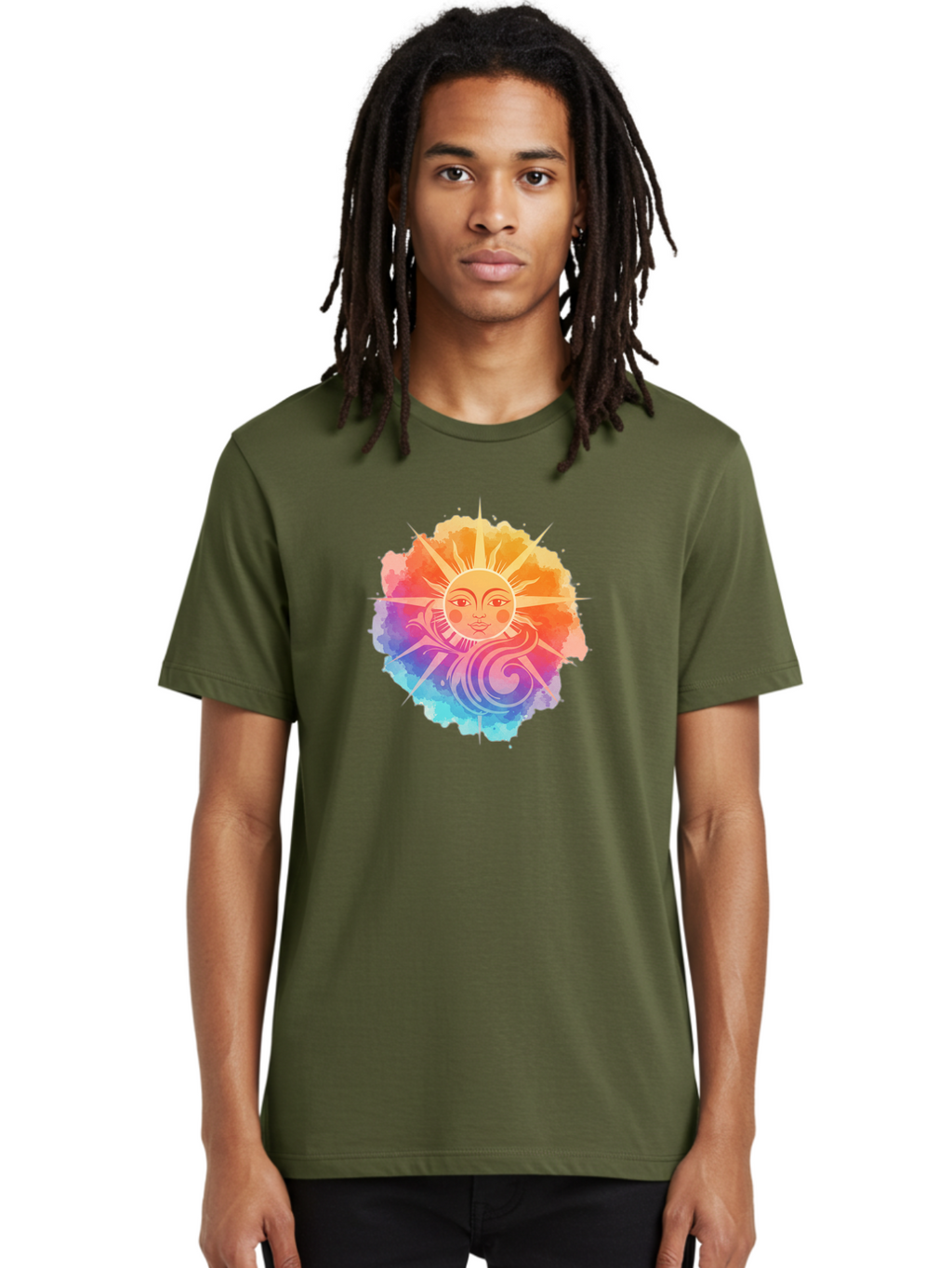 Sun-Symbol Men'S Graphic Tee, 100% Cotton, Comfortable Casual Summer Wear, Machine Washable, Vintage Camera, Old Camera, Antique Camera, Black Camera, Classic Photography, Photography Equipment, Nostalgic Device, Film Camera, Camera Art Bah202
