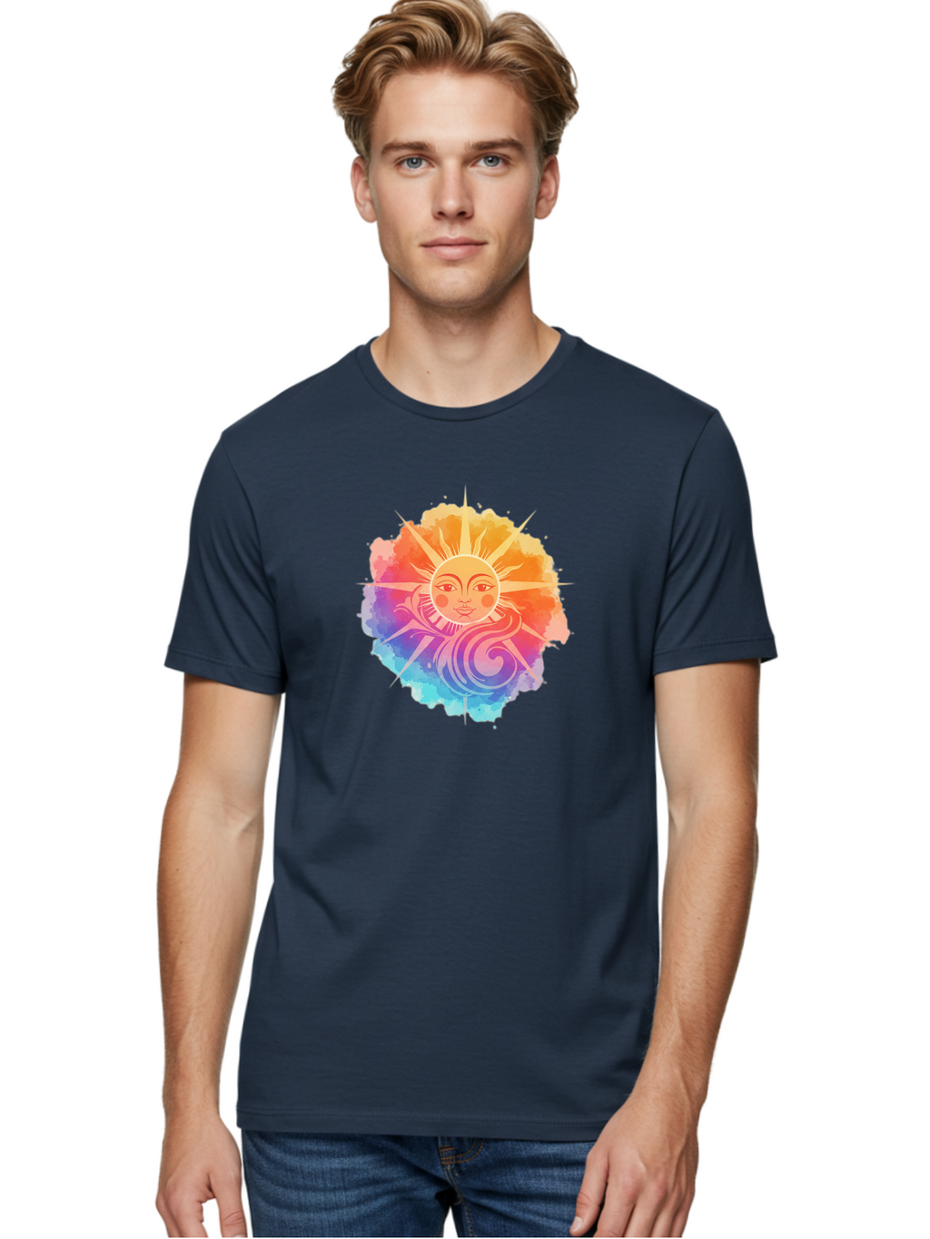 Sun-Symbol Men'S Graphic Tee, 100% Cotton, Comfortable Casual Summer Wear, Machine Washable, Vintage Camera, Old Camera, Antique Camera, Black Camera, Classic Photography, Photography Equipment, Nostalgic Device, Film Camera, Camera Art Bah202