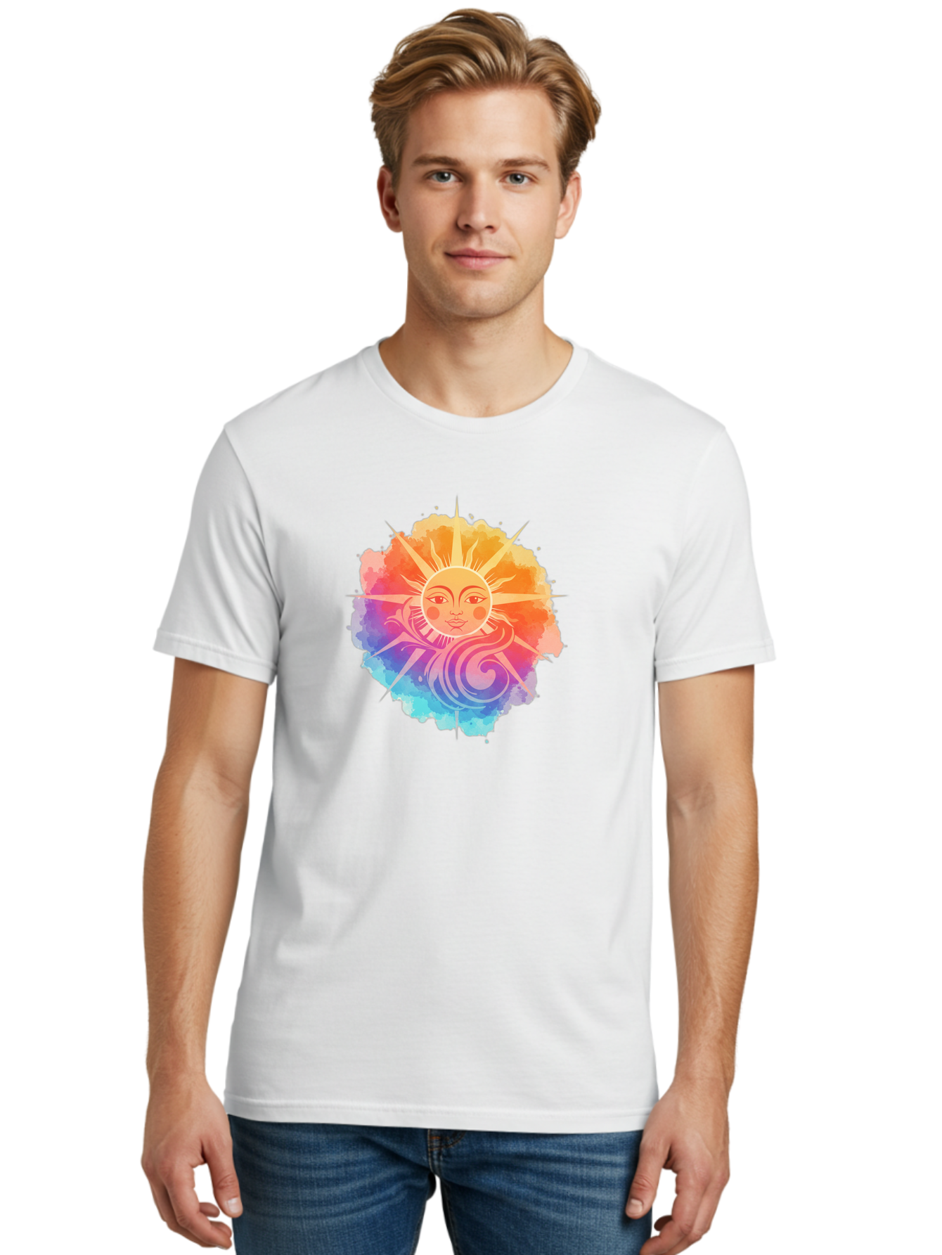 Sun-Symbol Men'S Graphic Tee, 100% Cotton, Comfortable Casual Summer Wear, Machine Washable, Vintage Camera, Old Camera, Antique Camera, Black Camera, Classic Photography, Photography Equipment, Nostalgic Device, Film Camera, Camera Art Bah202