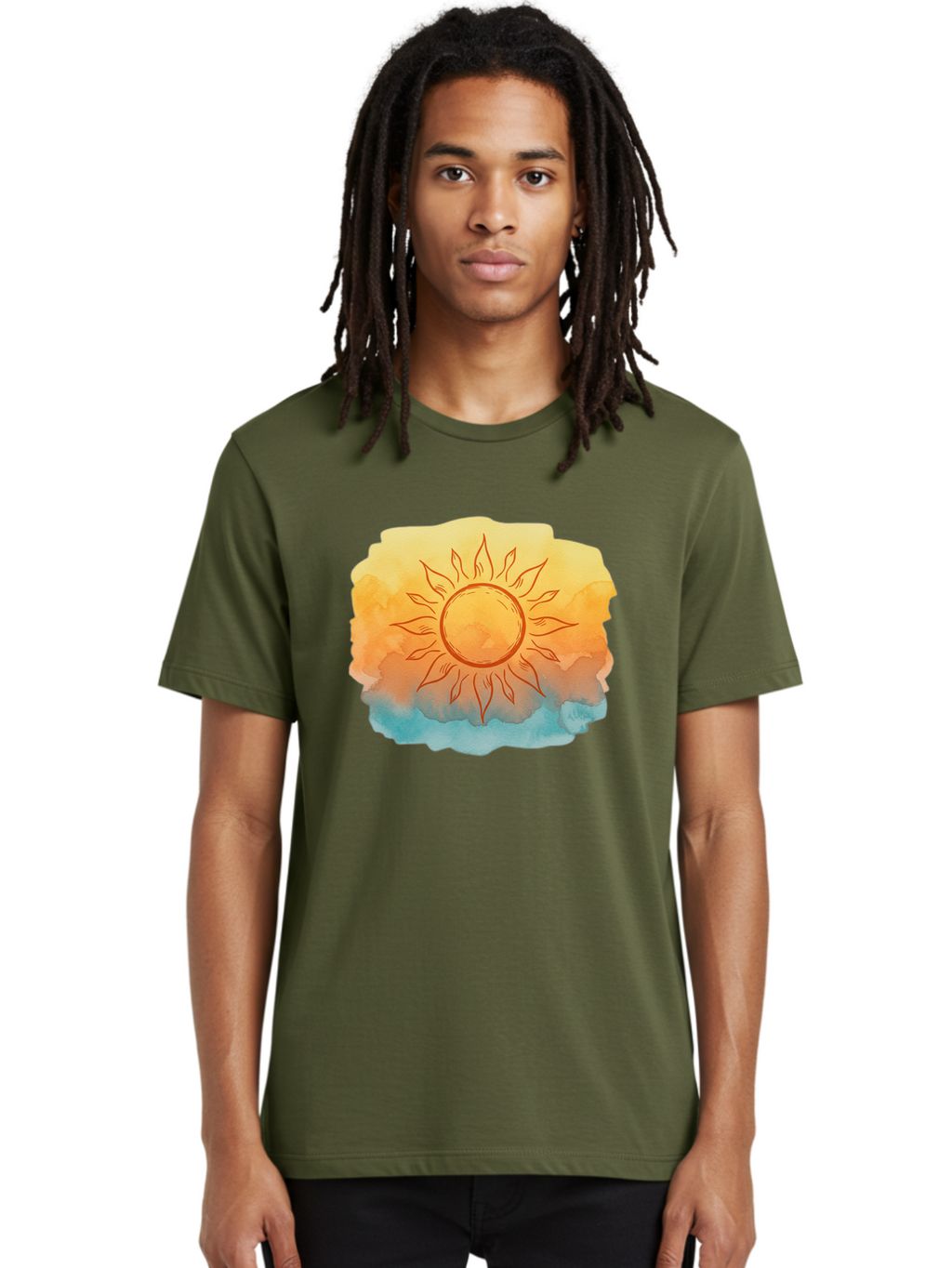 Sun Men'S Graphic Tee, 100% Cotton, Comfortable Casual Summer Wear, Machine Washable, Vintage Camera, Old Camera, Antique Camera, Black Camera, Classic Photography, Photography Equipment, Nostalgic Device, Film Camera, Camera Art Bah203