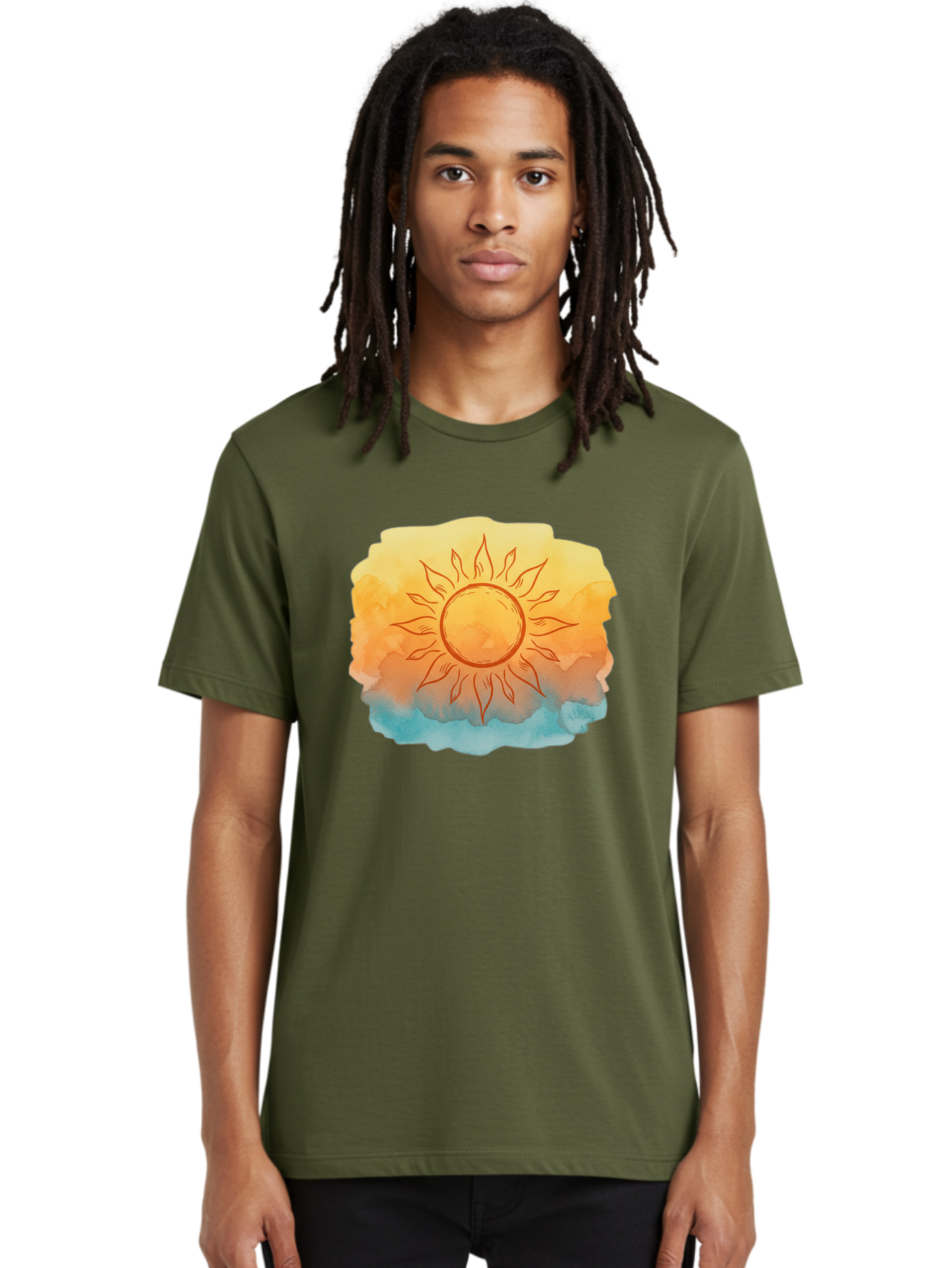 Sun Men'S Graphic Tee, 100% Cotton, Comfortable Casual Summer Wear, Machine Washable, Vintage Camera, Old Camera, Antique Camera, Black Camera, Classic Photography, Photography Equipment, Nostalgic Device, Film Camera, Camera Art Bah203