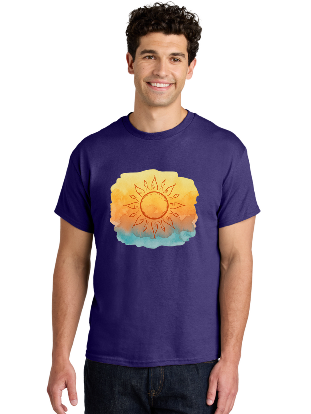 Sun Men'S Graphic Tee, 100% Cotton, Comfortable Casual Summer Wear, Machine Washable, Vintage Camera, Old Camera, Antique Camera, Black Camera, Classic Photography, Photography Equipment, Nostalgic Device, Film Camera, Camera Art Bah203