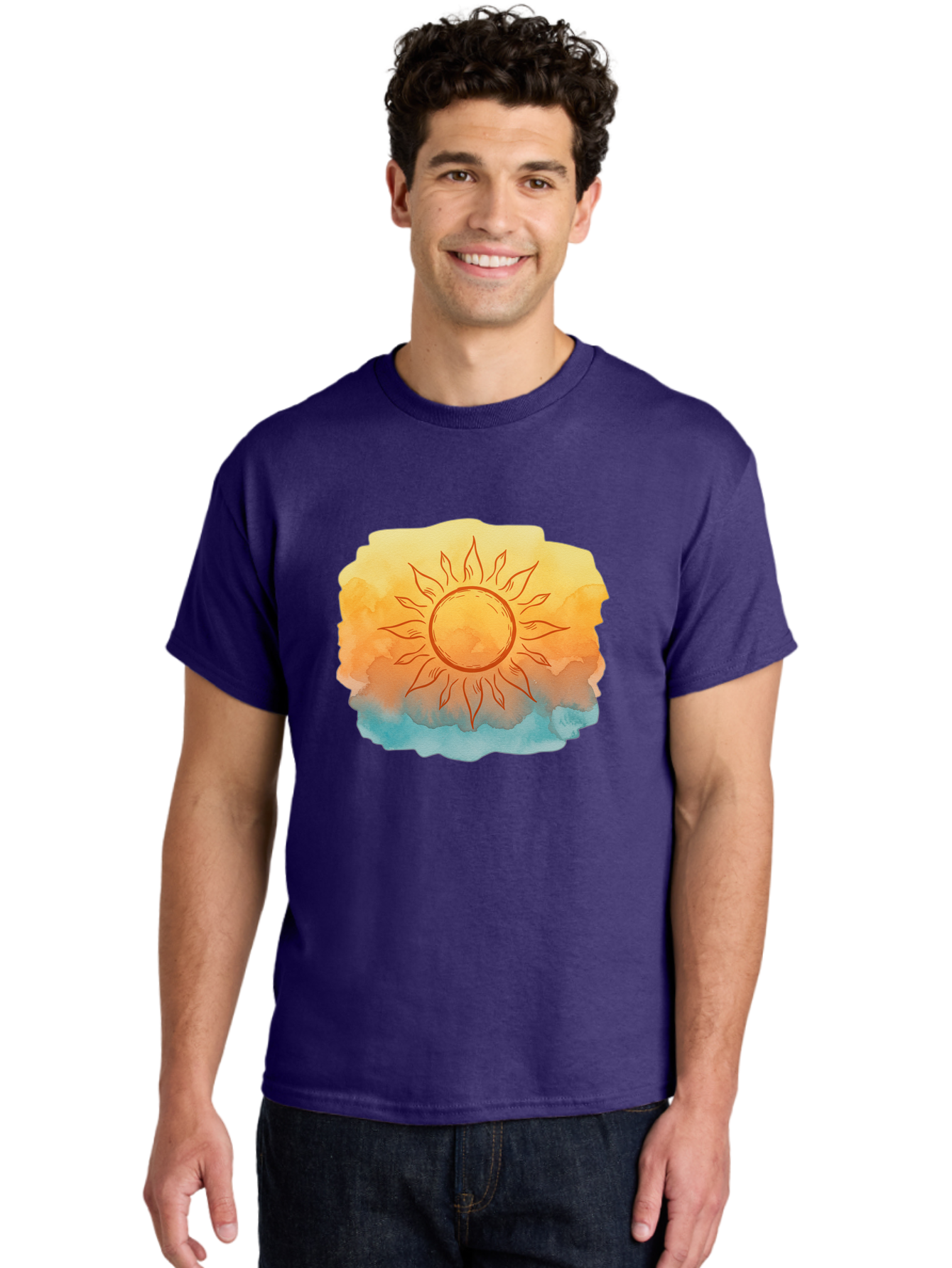 Sun Men'S Graphic Tee, 100% Cotton, Comfortable Casual Summer Wear, Machine Washable, Vintage Camera, Old Camera, Antique Camera, Black Camera, Classic Photography, Photography Equipment, Nostalgic Device, Film Camera, Camera Art Bah203