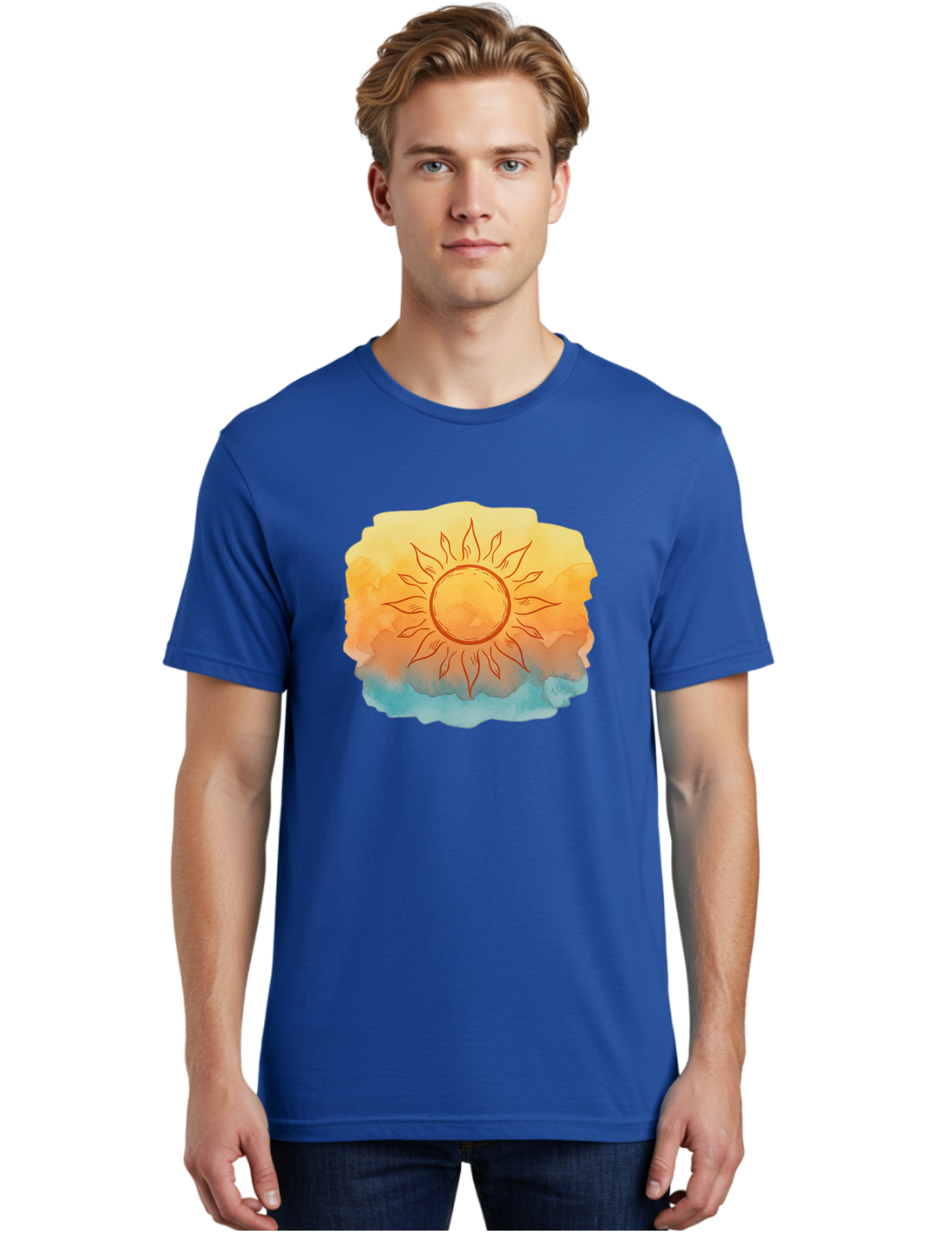 Sun Men'S Graphic Tee, 100% Cotton, Comfortable Casual Summer Wear, Machine Washable, Vintage Camera, Old Camera, Antique Camera, Black Camera, Classic Photography, Photography Equipment, Nostalgic Device, Film Camera, Camera Art Bah203