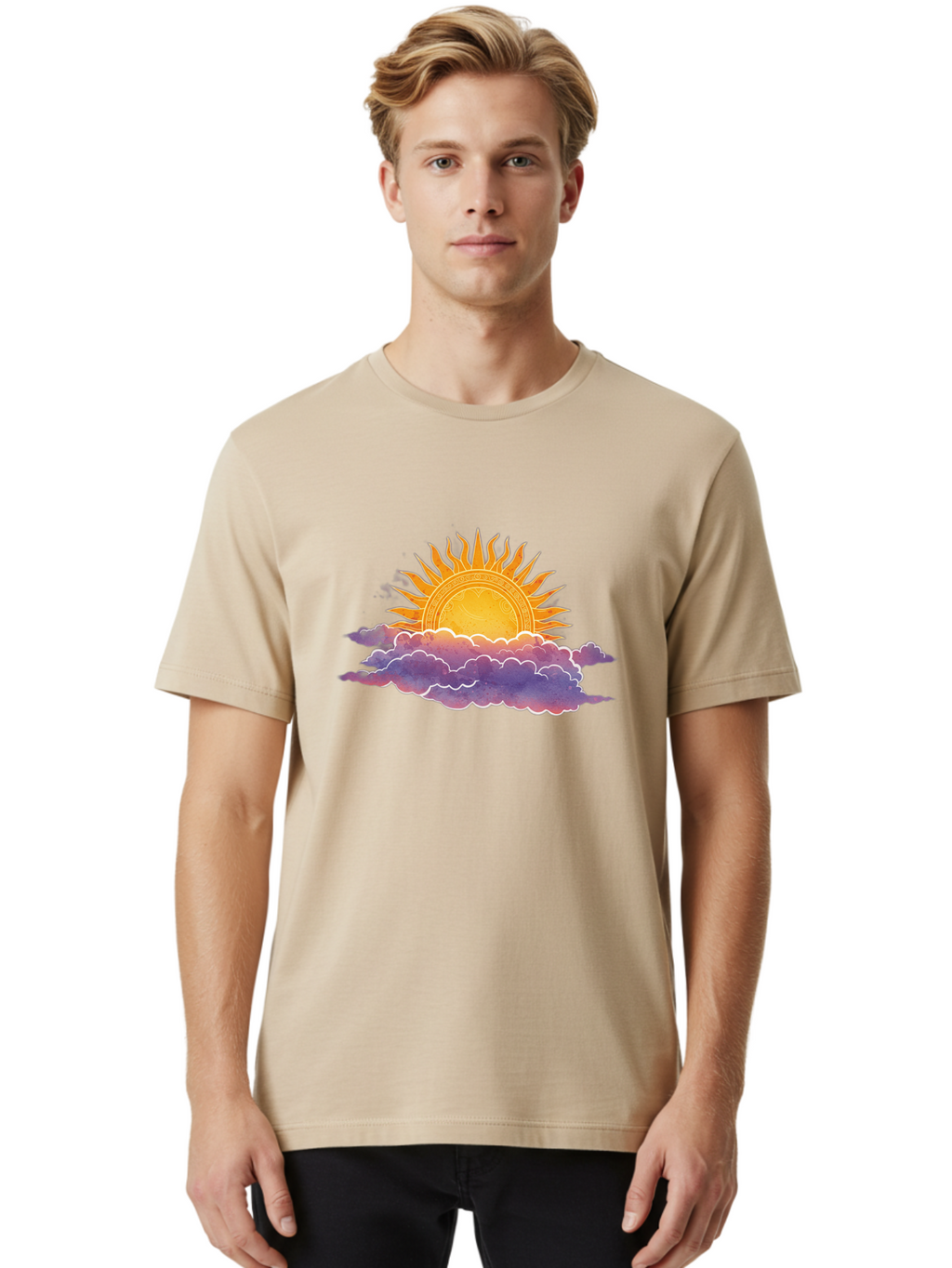 Sunrise-Design Men'S Graphic Tee, 100% Cotton, Comfortable Casual Summer Wear, Machine Washable, Vintage Camera, Old Camera, Antique Camera, Black Camera, Classic Photography, Photography Equipment, Nostalgic Device, Film Camera, Camera Art Bah205