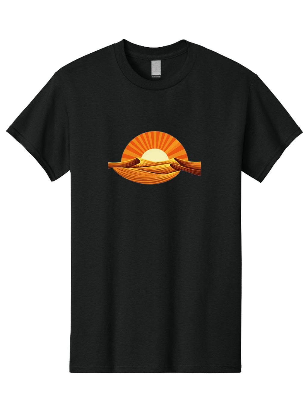 Sunrise-Over-Hills Men'S Graphic Tee, 100% Cotton, Comfortable Casual Summer Wear, Machine Washable, Vintage Camera, Old Camera, Antique Camera, Black Camera, Classic Photography, Photography Equipment, Nostalgic Device, Film Camera, Bah206