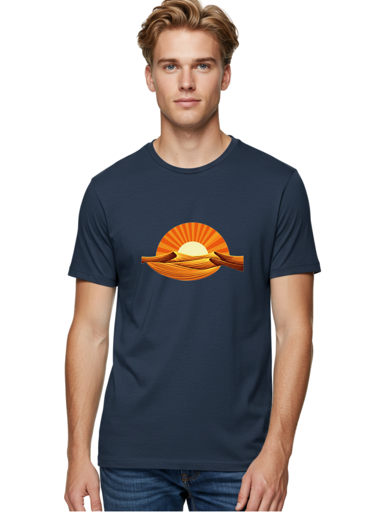 Sunrise-Over-Hills Men'S Graphic Tee, 100% Cotton, Comfortable Casual Summer Wear, Machine Washable, Vintage Camera, Old Camera, Antique Camera, Black Camera, Classic Photography, Photography Equipment, Nostalgic Device, Film Camera, Bah206