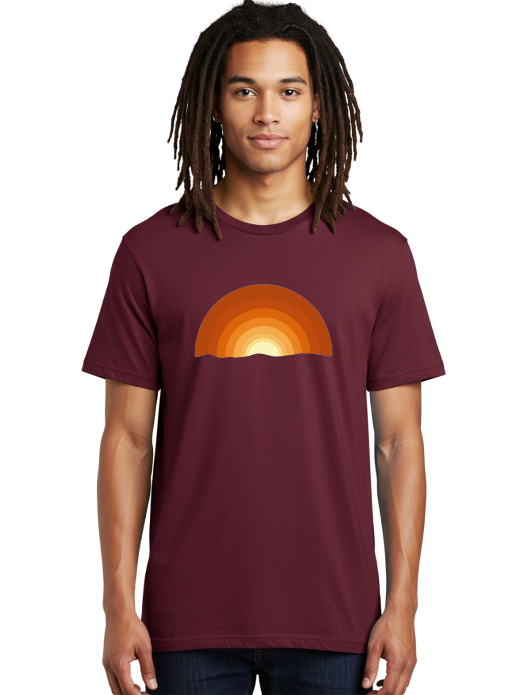 Sunset-1 Men'S Graphic Tee, 100% Cotton, Comfortable Casual Summer Wear, Machine Washable, Vintage Camera, Old Camera, Antique Camera, Black Camera, Classic Photography, Photography Equipment, Nostalgic Device, Film Camera, Camera Art Bah207