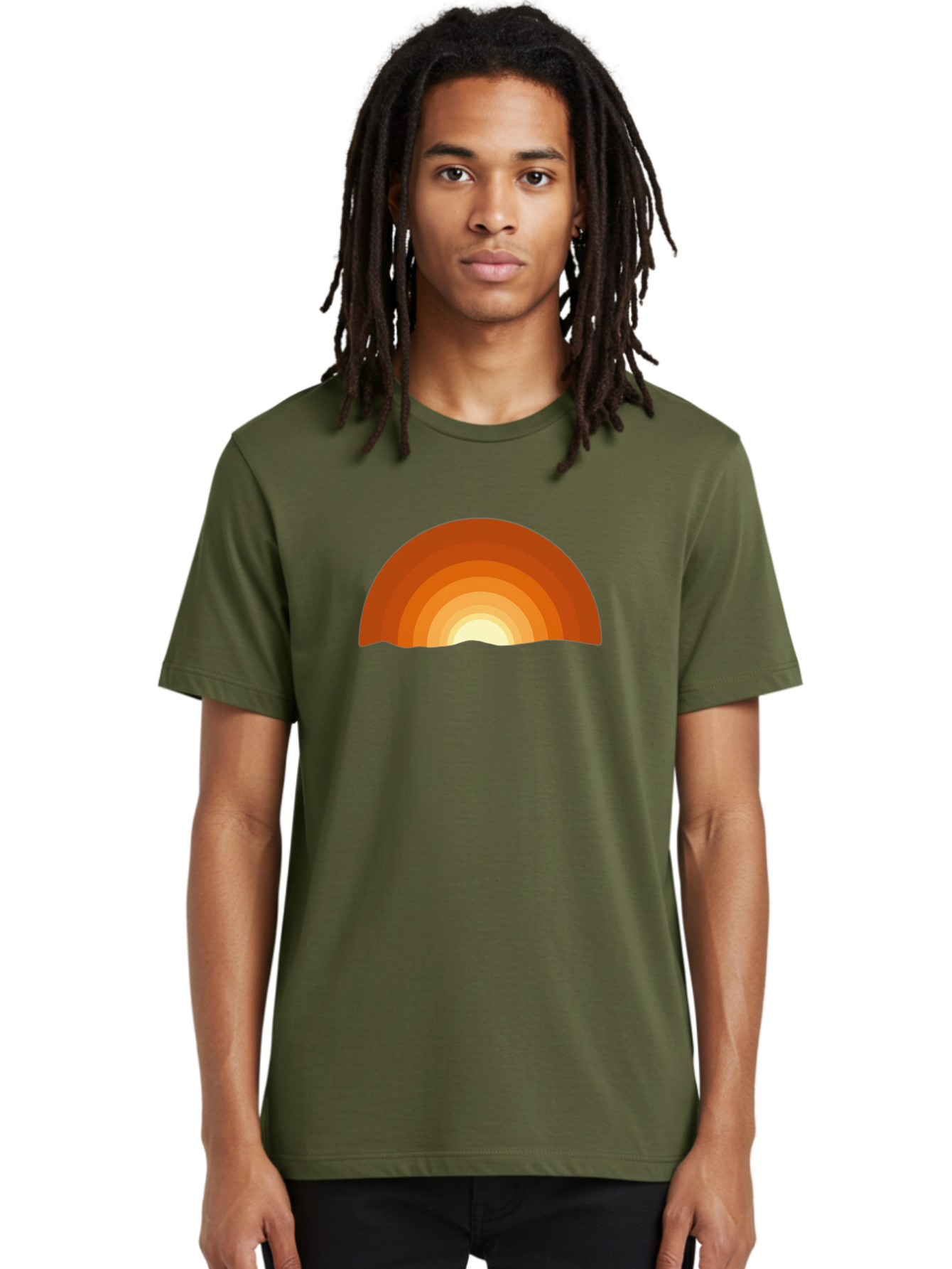 Sunset-1 Men'S Graphic Tee, 100% Cotton, Comfortable Casual Summer Wear, Machine Washable, Vintage Camera, Old Camera, Antique Camera, Black Camera, Classic Photography, Photography Equipment, Nostalgic Device, Film Camera, Camera Art Bah207