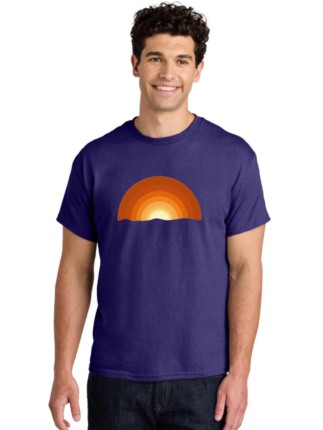 Sunset-1 Men'S Graphic Tee, 100% Cotton, Comfortable Casual Summer Wear, Machine Washable, Vintage Camera, Old Camera, Antique Camera, Black Camera, Classic Photography, Photography Equipment, Nostalgic Device, Film Camera, Camera Art Bah207