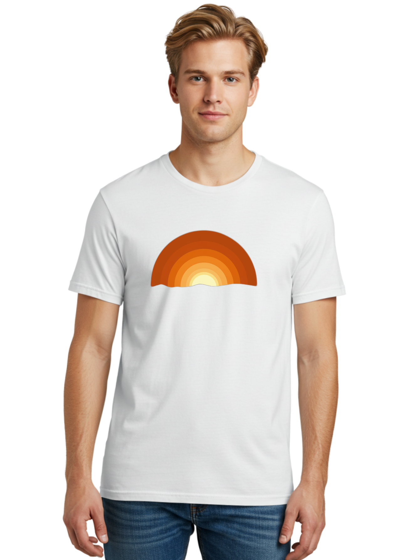Sunset-1 Men'S Graphic Tee, 100% Cotton, Comfortable Casual Summer Wear, Machine Washable, Vintage Camera, Old Camera, Antique Camera, Black Camera, Classic Photography, Photography Equipment, Nostalgic Device, Film Camera, Camera Art Bah207