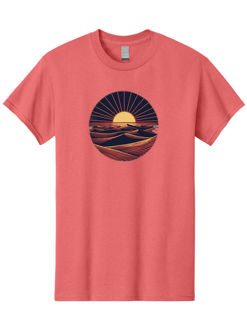 Sunset-Over-Waves Men'S Graphic Tee, 100% Cotton, Comfortable Casual Summer Wear, Machine Washable, Vintage Camera, Old Camera, Antique Camera, Black Camera, Classic Photography, Photography Equipment, Nostalgic Device, Film Camera, Camera Art Bah209