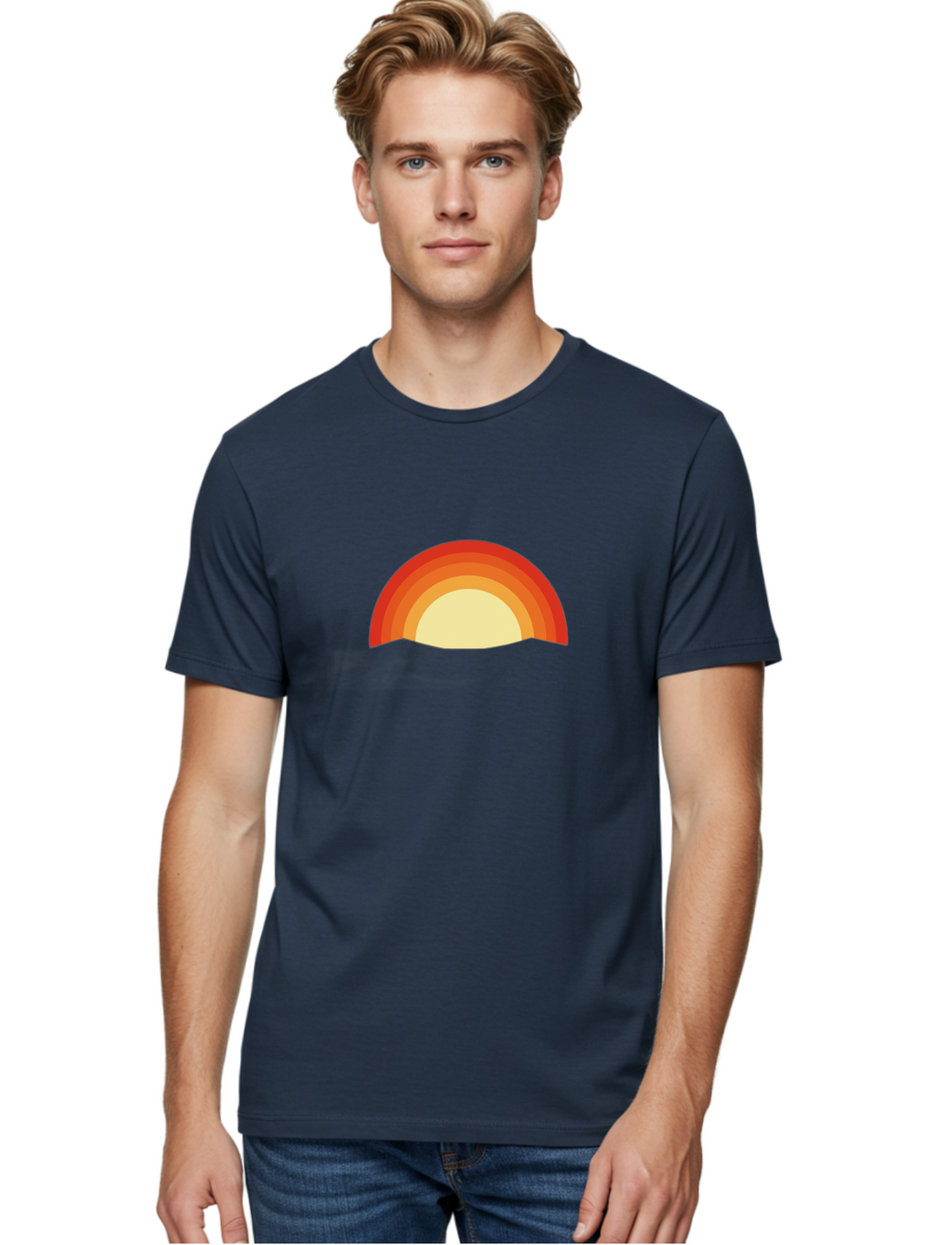 Sunset Men'S Graphic Tee, 100% Cotton, Comfortable Casual Summer Wear, Machine Washable, Vintage Camera, Old Camera, Antique Camera, Black Camera, Classic Photography, Photography Equipment, Nostalgic Device, Film Camera, Camera Art Bah211