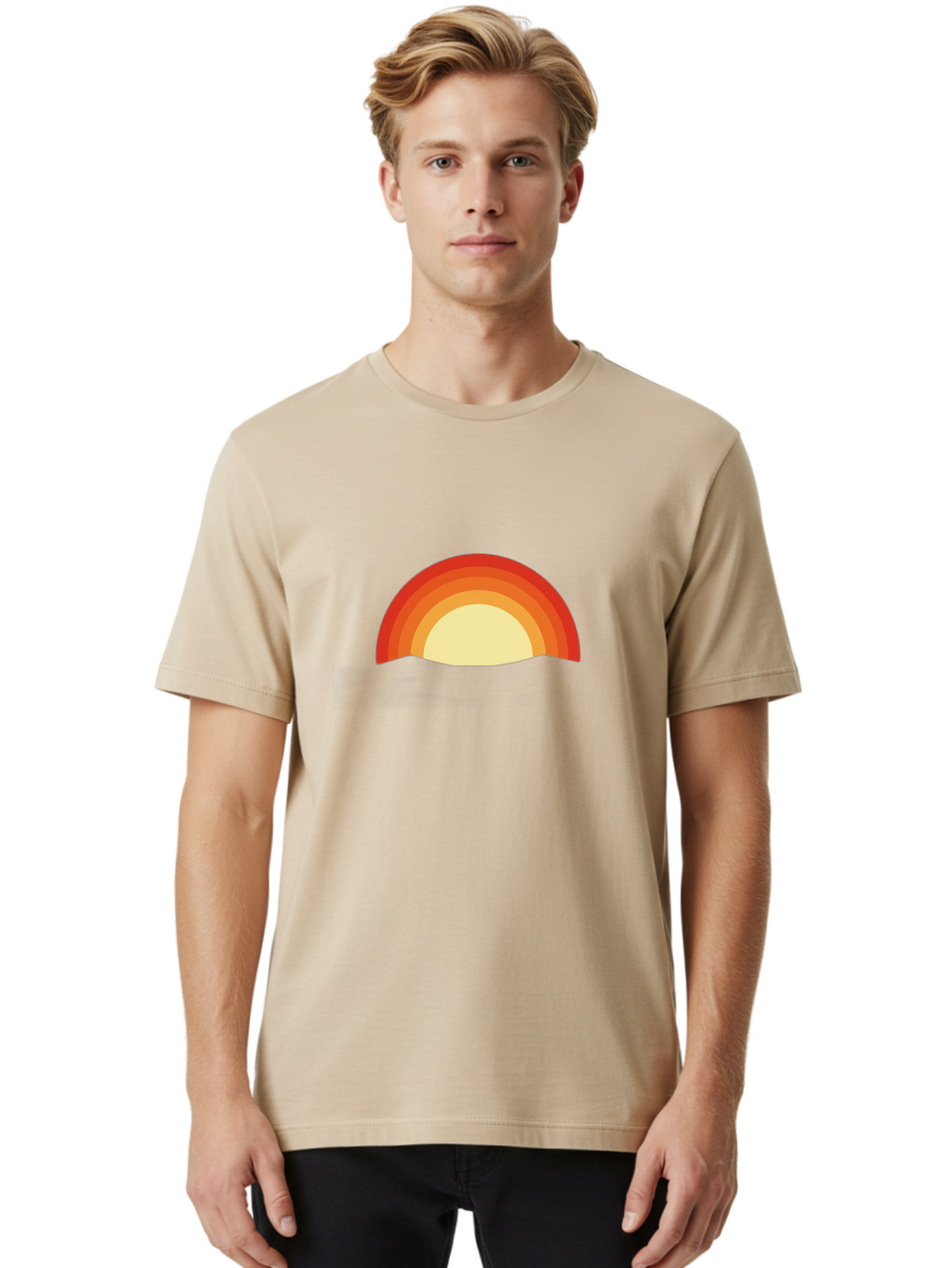 Sunset Men'S Graphic Tee, 100% Cotton, Comfortable Casual Summer Wear, Machine Washable, Vintage Camera, Old Camera, Antique Camera, Black Camera, Classic Photography, Photography Equipment, Nostalgic Device, Film Camera, Camera Art Bah211