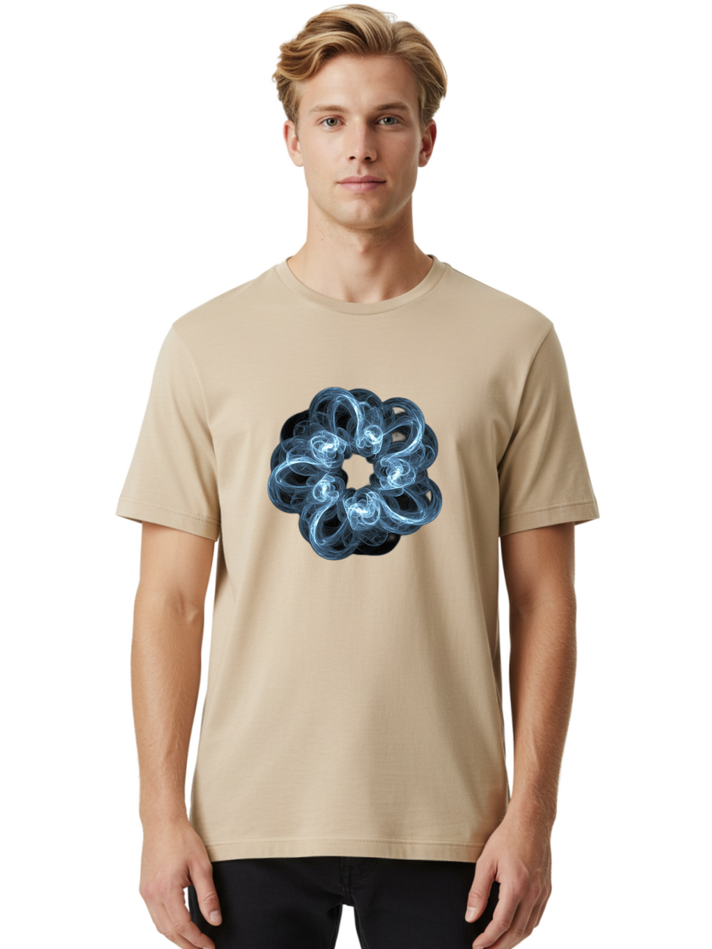 Swirling-Vortex-Design Men'S Graphic Tee, 100% Cotton, Comfortable Casual Summer Wear, Machine Washable, Vintage Camera, Old Camera, Antique Camera, Black Camera, Classic Photography, Photography Equipment, Nostalgic Device, Film Camera, Bah216