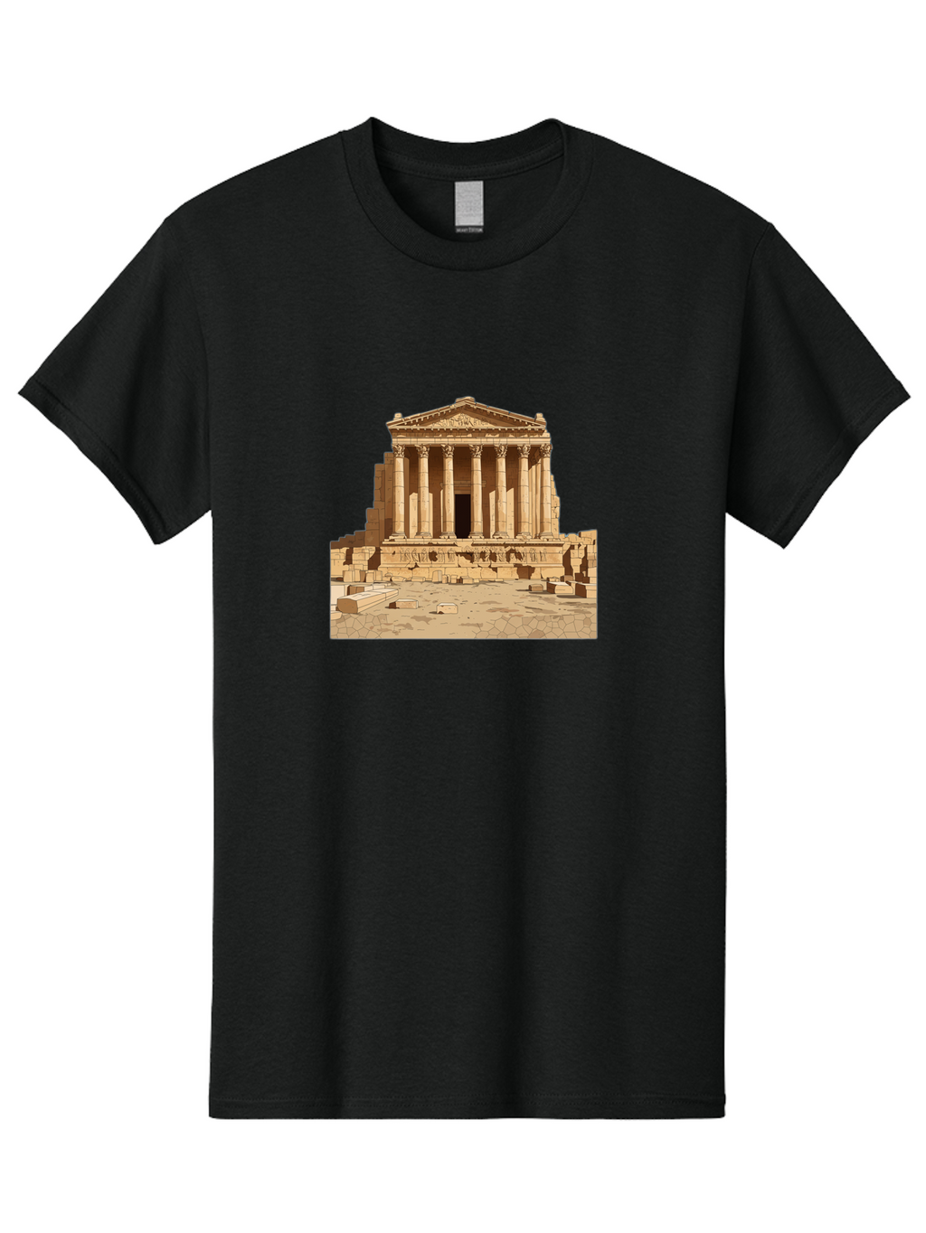 Temple-Of-Baalshamin Men'S Graphic Tee, 100% Cotton, Comfortable Casual Summer Wear, Machine Washable, Vintage Camera, Old Camera, Antique Camera, Black Camera, Classic Photography, Photography Equipment, Nostalgic Device, Film Camera, Bah231