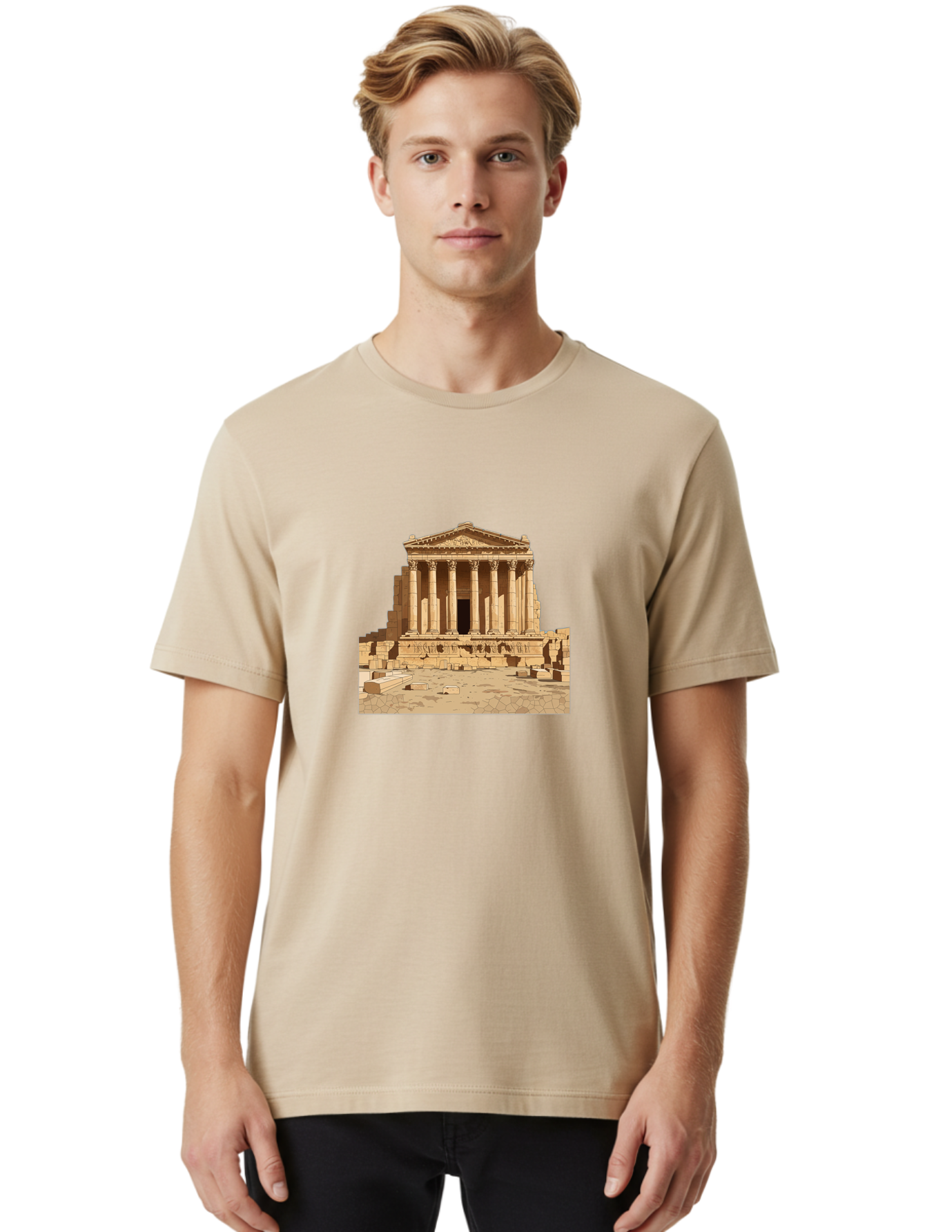 Temple-Of-Baalshamin Men'S Graphic Tee, 100% Cotton, Comfortable Casual Summer Wear, Machine Washable, Vintage Camera, Old Camera, Antique Camera, Black Camera, Classic Photography, Photography Equipment, Nostalgic Device, Film Camera, Bah231