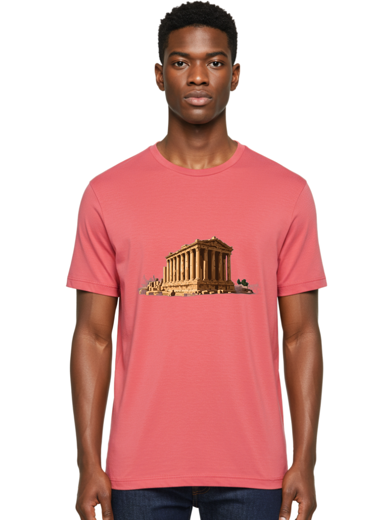 Temple-Of-Jupiter Men'S Graphic Tee, 100% Cotton, Comfortable Casual Summer Wear, Machine Washable, Vintage Camera, Old Camera, Antique Camera, Black Camera, Classic Photography, Photography Equipment, Nostalgic Device, Film Camera, Camera Art Bah232