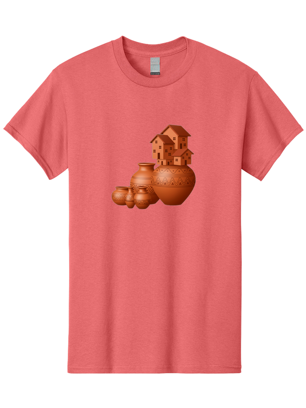 Terracotta-Pots-With-Houses Men'S Graphic Tee, 100% Cotton, Comfortable Casual Summer Wear, Machine Washable, Vintage Camera, Old Camera, Antique Camera, Black Camera, Classic Photography, Photography Equipment, Nostalgic Device, Film Camera, Bah237