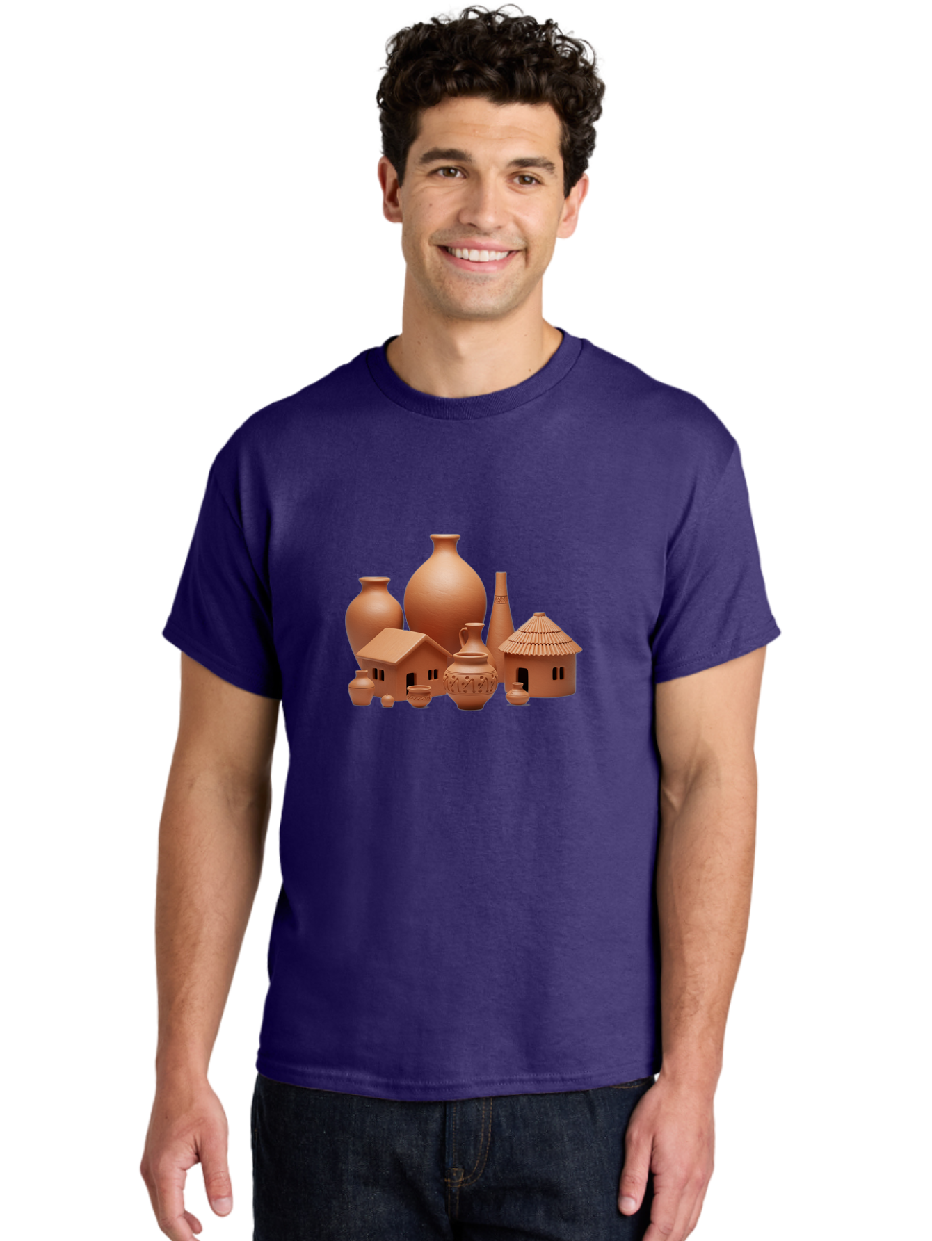 Terracotta-Pottery Men'S Graphic Tee, 100% Cotton, Comfortable Casual Summer Wear, Machine Washable, Vintage Camera, Old Camera, Antique Camera, Black Camera, Classic Photography, Photography Equipment, Nostalgic Device, Film Camera, Bah238