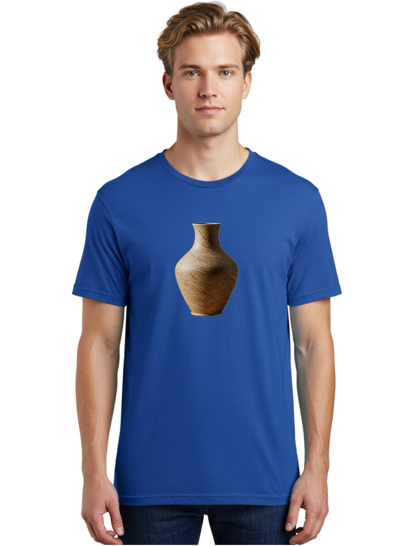Terracotta-Vase Men'S Graphic Tee, 100% Cotton, Comfortable Casual Summer Wear, Machine Washable, Vintage Camera, Old Camera, Antique Camera, Black Camera, Classic Photography, Photography Equipment, Nostalgic Device, Film Camera, Camera Art Bah239