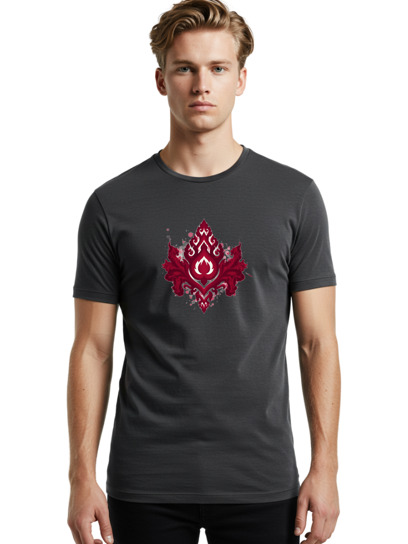Thai-Style-Emblem Men'S Graphic Tee, 100% Cotton, Comfortable Casual Summer Wear, Machine Washable, Vintage Camera, Old Camera, Antique Camera, Black Camera, Classic Photography, Photography Equipment, Nostalgic Device, Film Camera, Camera Art Bah242