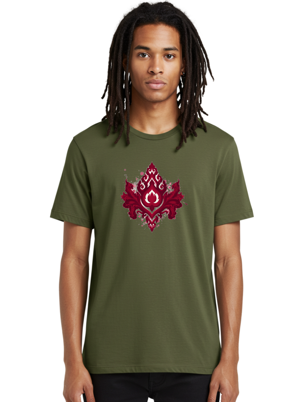Thai-Style-Emblem Men'S Graphic Tee, 100% Cotton, Comfortable Casual Summer Wear, Machine Washable, Vintage Camera, Old Camera, Antique Camera, Black Camera, Classic Photography, Photography Equipment, Nostalgic Device, Film Camera, Camera Art Bah242