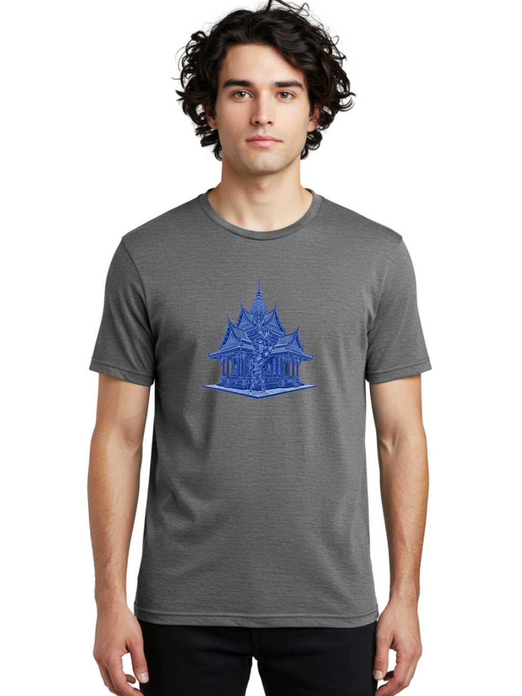 Thai-Temple Men'S Graphic Tee, 100% Cotton, Comfortable Casual Summer Wear, Machine Washable, Vintage Camera, Old Camera, Antique Camera, Black Camera, Classic Photography, Photography Equipment, Nostalgic Device, Film Camera, Camera Art Bah243