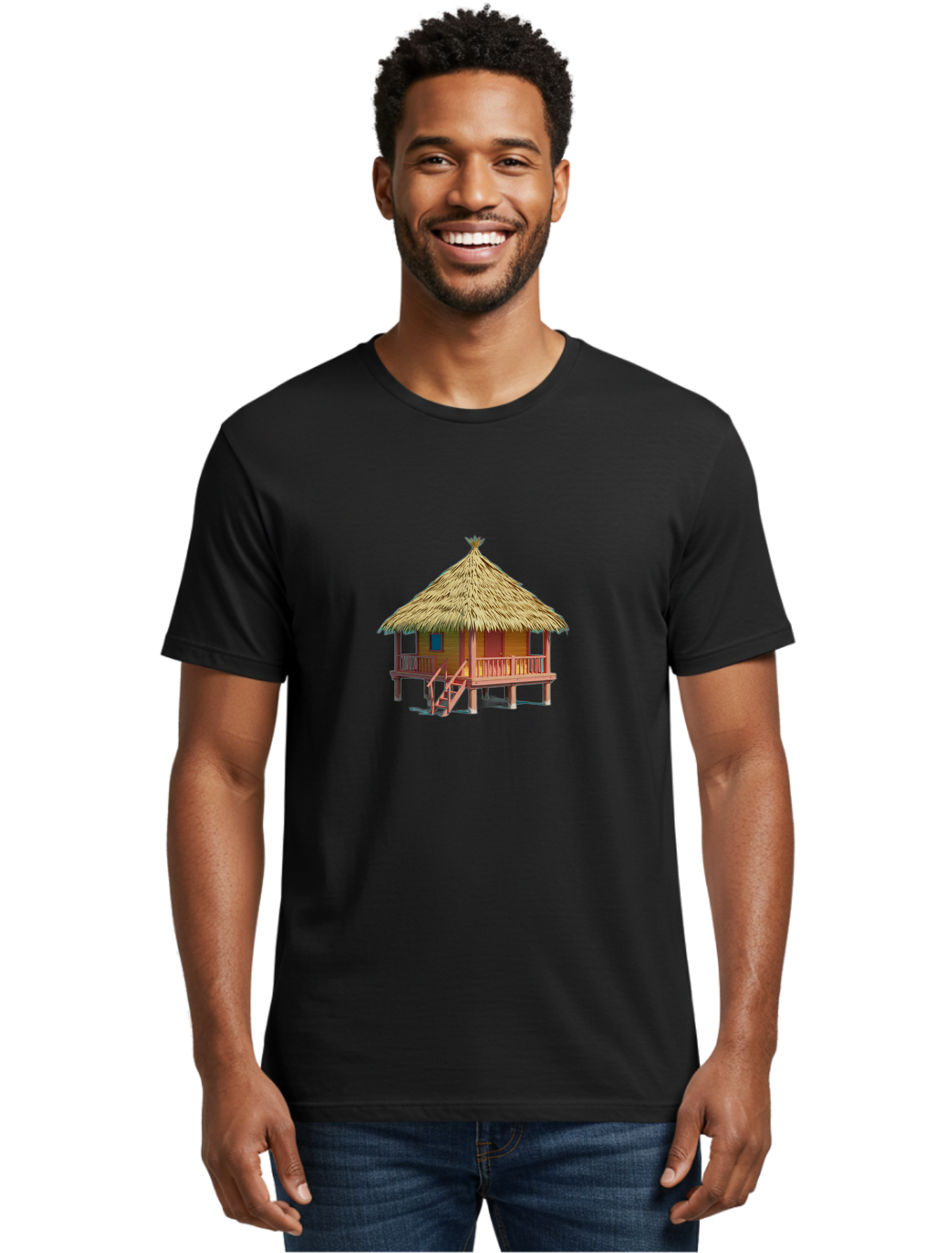 Thatched-Hut Men'S Graphic Tee, 100% Cotton, Comfortable Casual Summer Wear, Machine Washable, Vintage Camera, Old Camera, Antique Camera, Black Camera, Classic Photography, Photography Equipment, Nostalgic Device, Film Camera, Camera Art Bah244