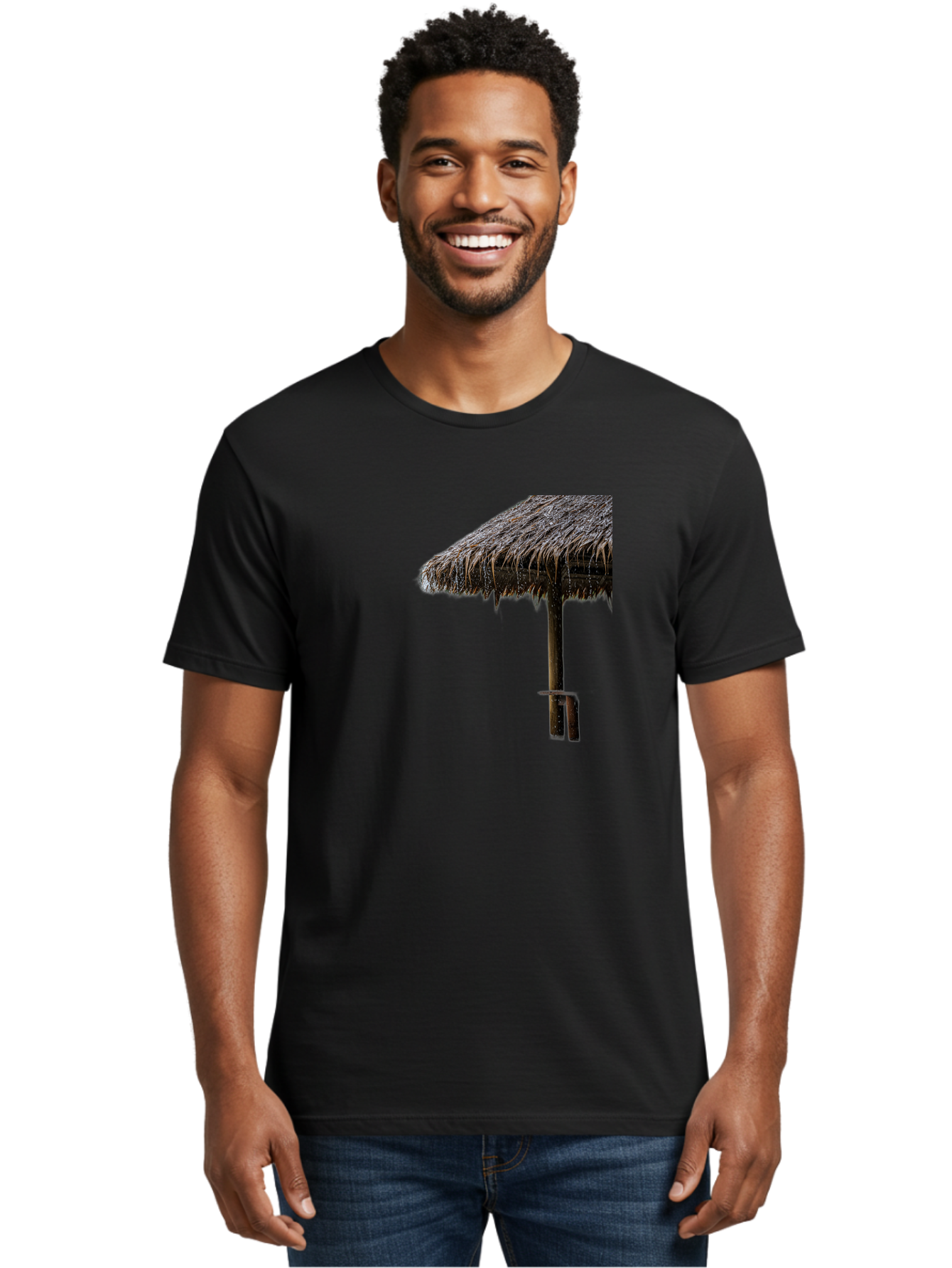 Thatched-Umbrella Men'S Graphic Tee, 100% Cotton, Comfortable Casual Summer Wear, Machine Washable, Vintage Camera, Old Camera, Antique Camera, Black Camera, Classic Photography, Photography Equipment, Nostalgic Device, Film Camera, Camera Art Bah246
