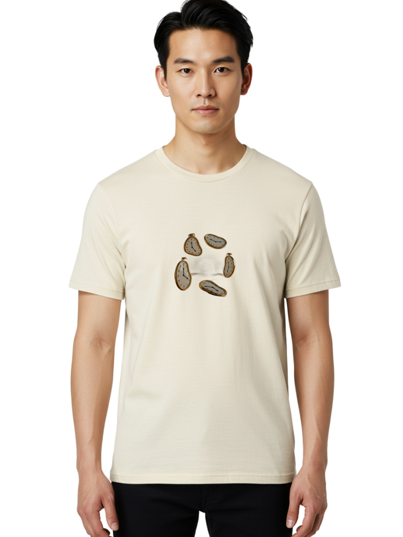 The-Persistence-Of-Memory Men'S Graphic Tee, 100% Cotton, Comfortable Casual Summer Wear, Machine Washable, Vintage Camera, Old Camera, Antique Camera, Black Camera, Classic Photography, Photography Equipment, Nostalgic Device, Film Camera, Bah247