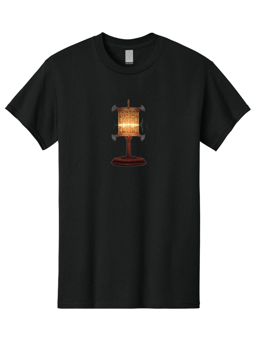 Tibetan-Prayer-Wheel Men'S Graphic Tee, 100% Cotton, Comfortable Casual Summer Wear, Machine Washable, Vintage Camera, Old Camera, Antique Camera, Black Camera, Classic Photography, Photography Equipment, Nostalgic Device, Film Camera, Bah256