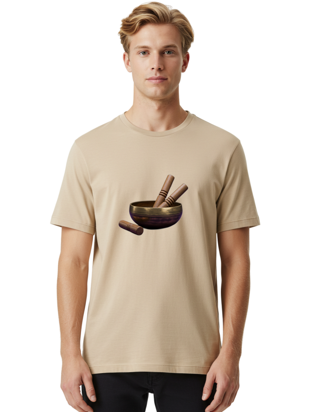 Tibetan-Singing-Bowl Men'S Graphic Tee, 100% Cotton, Comfortable Casual Summer Wear, Machine Washable, Vintage Camera, Old Camera, Antique Camera, Black Camera, Classic Photography, Photography Equipment, Nostalgic Device, Film Camera, Bah257
