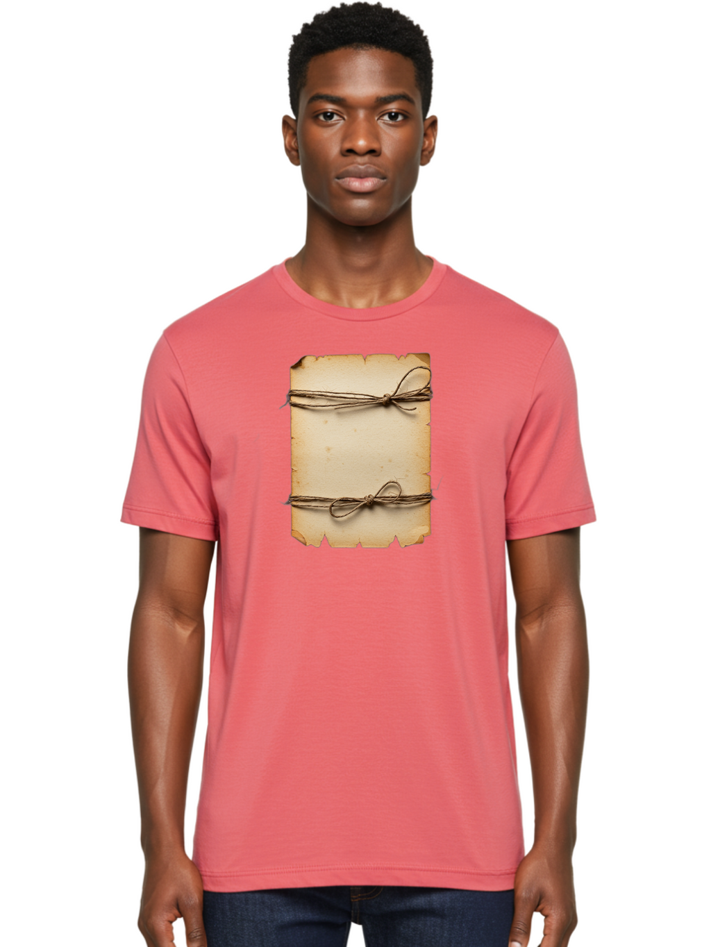 Tied-Parchment Men'S Graphic Tee, 100% Cotton, Comfortable Casual Summer Wear, Machine Washable, Vintage Camera, Old Camera, Antique Camera, Black Camera, Classic Photography, Photography Equipment, Nostalgic Device, Film Camera, Camera Art Bah263