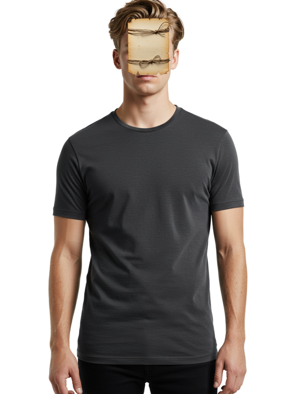 Tied-Parchment Men'S Graphic Tee, 100% Cotton, Comfortable Casual Summer Wear, Machine Washable, Vintage Camera, Old Camera, Antique Camera, Black Camera, Classic Photography, Photography Equipment, Nostalgic Device, Film Camera, Camera Art Bah263