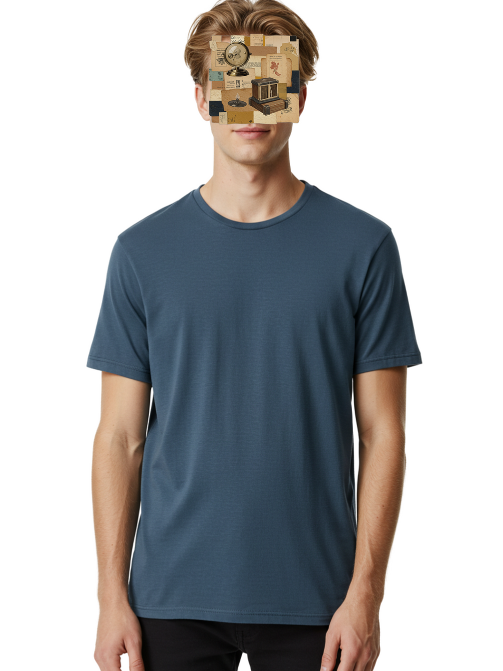 Timepiece-Cage-And-Candle Men'S Graphic Tee, 100% Cotton, Comfortable Casual Summer Wear, Machine Washable, Vintage Camera, Old Camera, Antique Camera, Black Camera, Classic Photography, Photography Equipment, Nostalgic Device, Film Camera, Bah265
