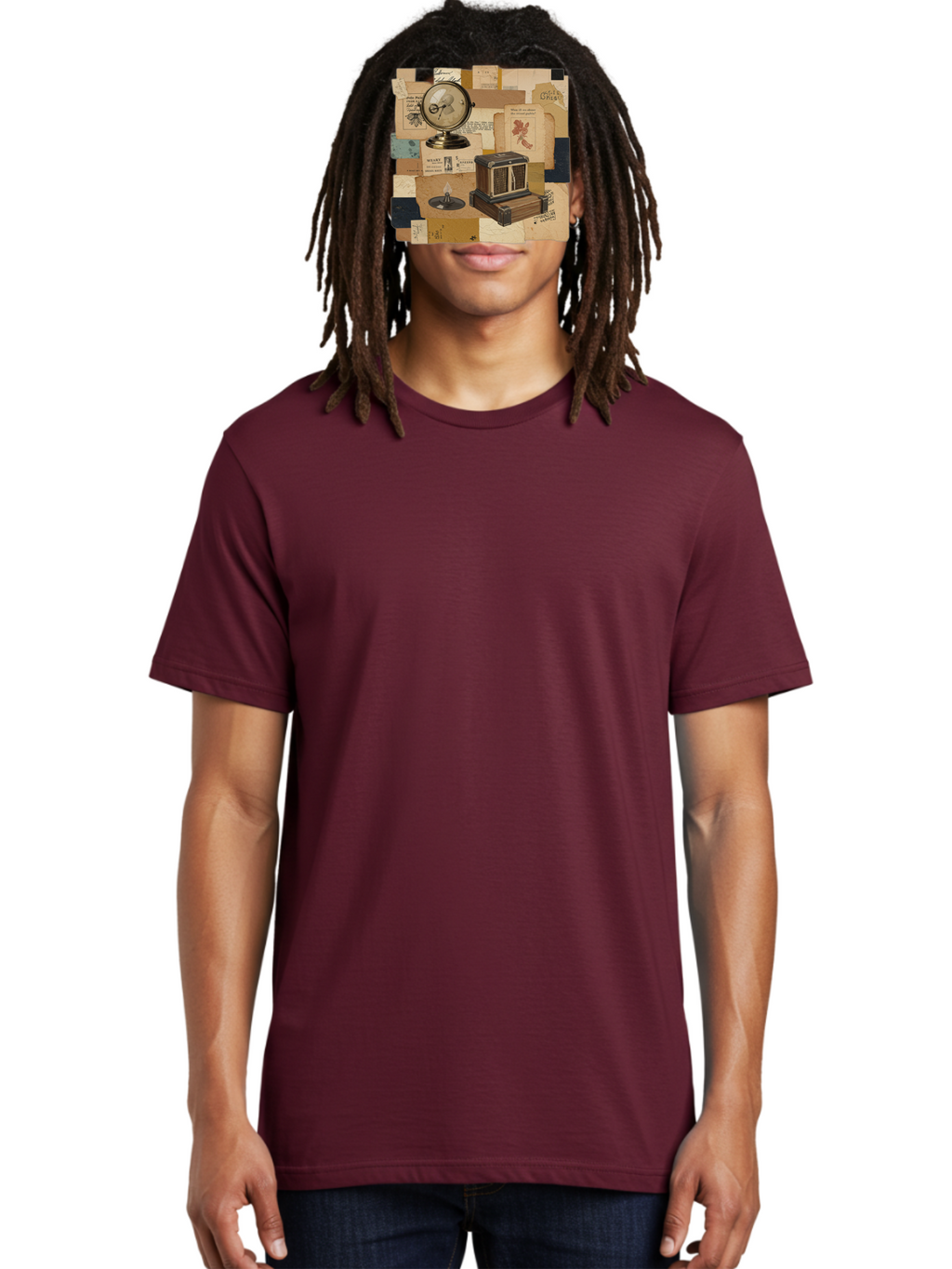 Timepiece-Cage-And-Candle Men'S Graphic Tee, 100% Cotton, Comfortable Casual Summer Wear, Machine Washable, Vintage Camera, Old Camera, Antique Camera, Black Camera, Classic Photography, Photography Equipment, Nostalgic Device, Film Camera, Bah265