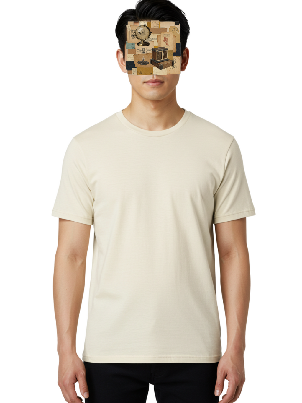 Timepiece-Cage-And-Candle Men'S Graphic Tee, 100% Cotton, Comfortable Casual Summer Wear, Machine Washable, Vintage Camera, Old Camera, Antique Camera, Black Camera, Classic Photography, Photography Equipment, Nostalgic Device, Film Camera, Bah265