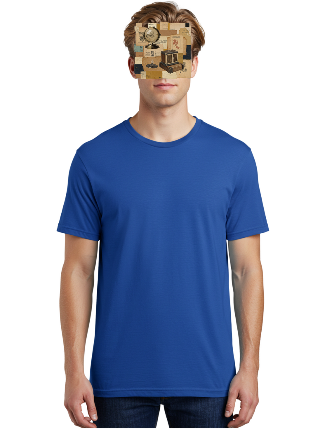 Timepiece-Cage-And-Candle Men'S Graphic Tee, 100% Cotton, Comfortable Casual Summer Wear, Machine Washable, Vintage Camera, Old Camera, Antique Camera, Black Camera, Classic Photography, Photography Equipment, Nostalgic Device, Film Camera, Bah265