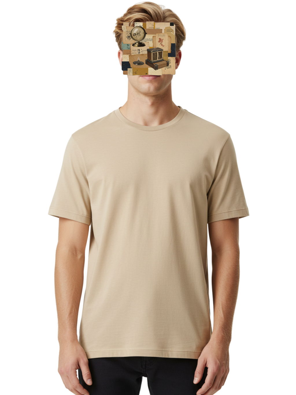 Timepiece-Cage-And-Candle Men'S Graphic Tee, 100% Cotton, Comfortable Casual Summer Wear, Machine Washable, Vintage Camera, Old Camera, Antique Camera, Black Camera, Classic Photography, Photography Equipment, Nostalgic Device, Film Camera, Bah265