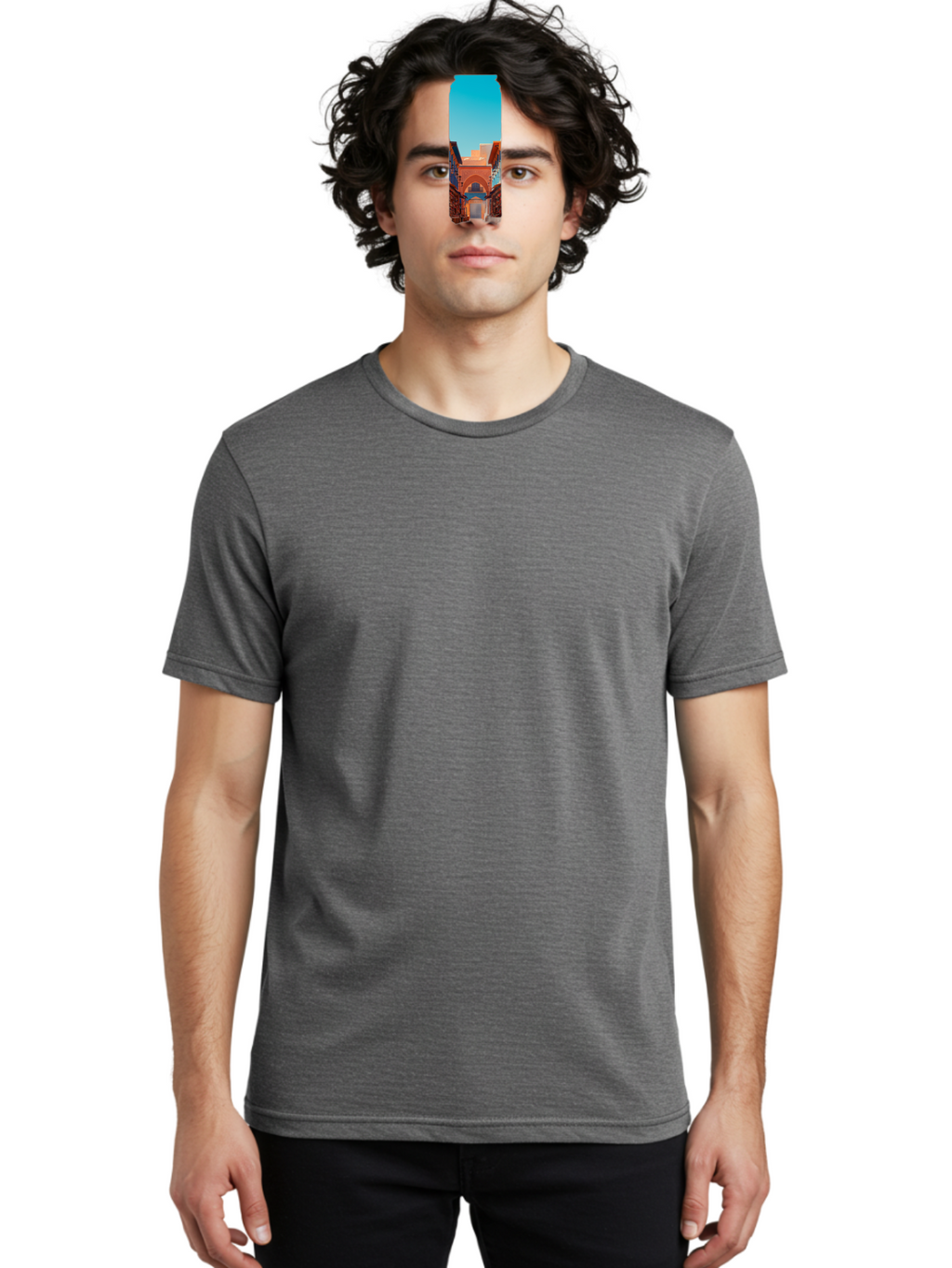 Tin-Can-With-Street-View Men'S Graphic Tee, 100% Cotton, Comfortable Casual Summer Wear, Machine Washable, Vintage Camera, Old Camera, Antique Camera, Black Camera, Classic Photography, Photography Equipment, Nostalgic Device, Film Camera, Bah266