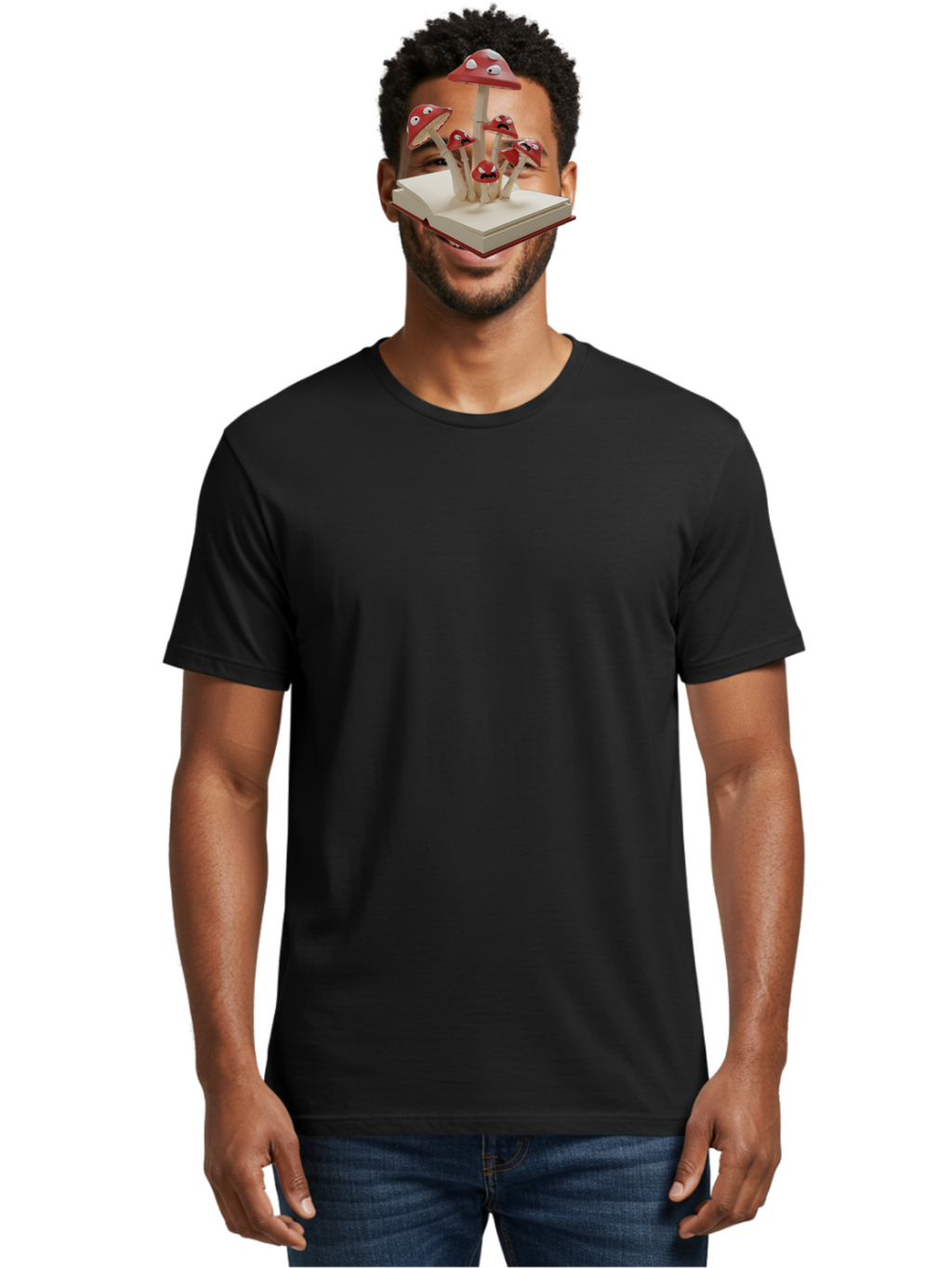 Toadstool Men'S Graphic Tee, 100% Cotton, Comfortable Casual Summer Wear, Machine Washable, Vintage Camera, Old Camera, Antique Camera, Black Camera, Classic Photography, Photography Equipment, Nostalgic Device, Film Camera, Camera Art Bah268