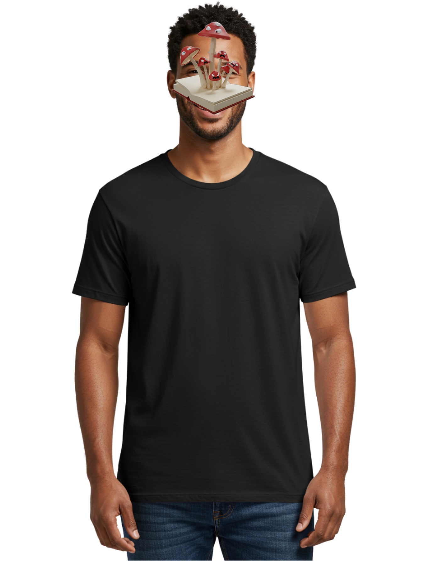 Toadstool Men'S Graphic Tee, 100% Cotton, Comfortable Casual Summer Wear, Machine Washable, Vintage Camera, Old Camera, Antique Camera, Black Camera, Classic Photography, Photography Equipment, Nostalgic Device, Film Camera, Camera Art Bah268