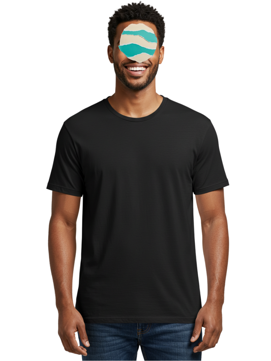 Torn-Paper-Circle Men'S Graphic Tee, 100% Cotton, Comfortable Casual Summer Wear, Machine Washable, Vintage Camera, Old Camera, Antique Camera, Black Camera, Classic Photography, Photography Equipment, Nostalgic Device, Film Camera, Camera Art Bah270