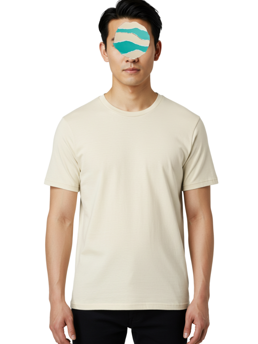 Torn-Paper-Circle Men'S Graphic Tee, 100% Cotton, Comfortable Casual Summer Wear, Machine Washable, Vintage Camera, Old Camera, Antique Camera, Black Camera, Classic Photography, Photography Equipment, Nostalgic Device, Film Camera, Camera Art Bah270