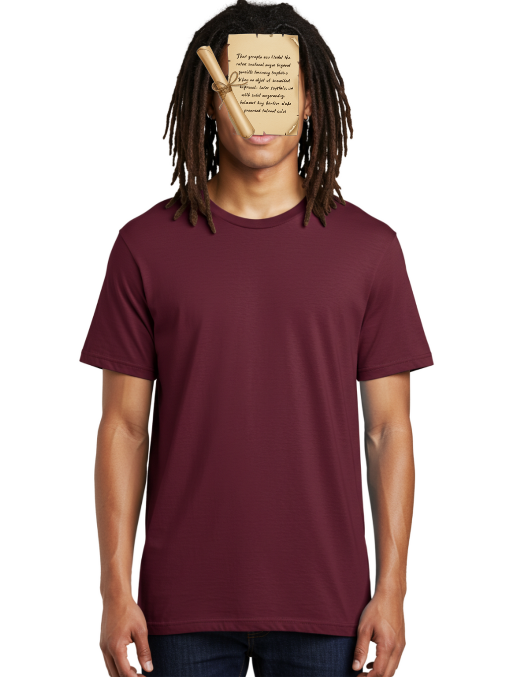 Torn-Parchment-With-Nonsense-Text Men'S Graphic Tee, 100% Cotton, Comfortable Casual Summer Wear, Machine Washable, Vintage Camera, Old Camera, Antique Camera, Black Camera, Classic Photography, Photography Equipment, Nostalgic Device, Bah271