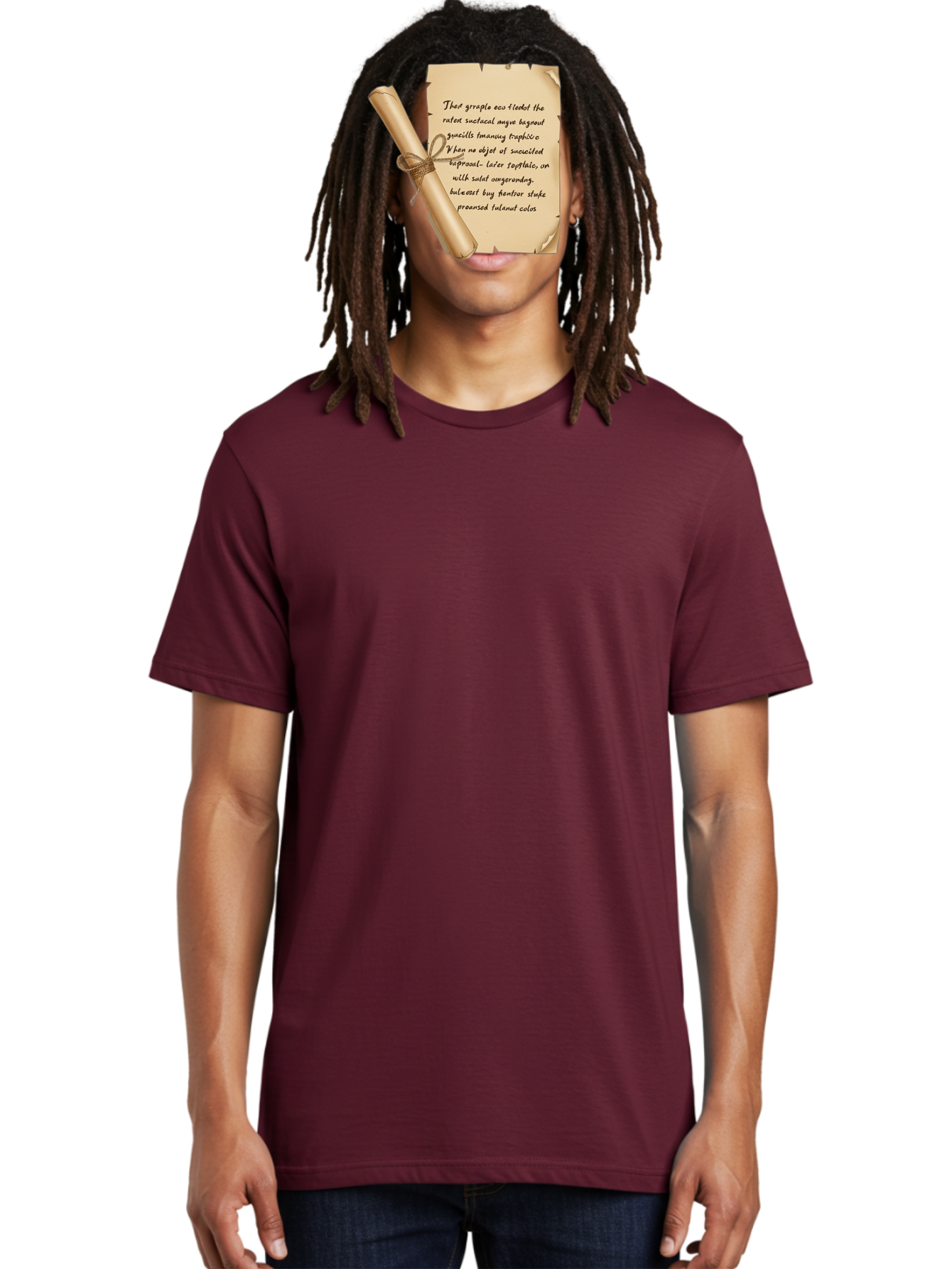 Torn-Parchment-With-Nonsense-Text Men'S Graphic Tee, 100% Cotton, Comfortable Casual Summer Wear, Machine Washable, Vintage Camera, Old Camera, Antique Camera, Black Camera, Classic Photography, Photography Equipment, Nostalgic Device, Bah271