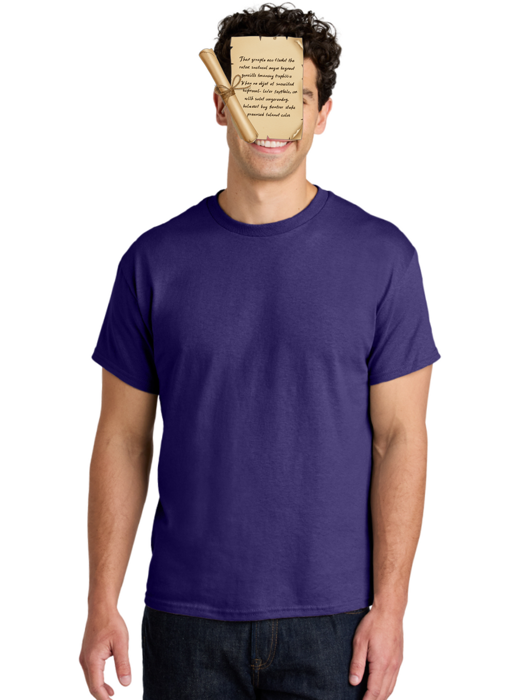 Torn-Parchment-With-Nonsense-Text Men'S Graphic Tee, 100% Cotton, Comfortable Casual Summer Wear, Machine Washable, Vintage Camera, Old Camera, Antique Camera, Black Camera, Classic Photography, Photography Equipment, Nostalgic Device, Bah271