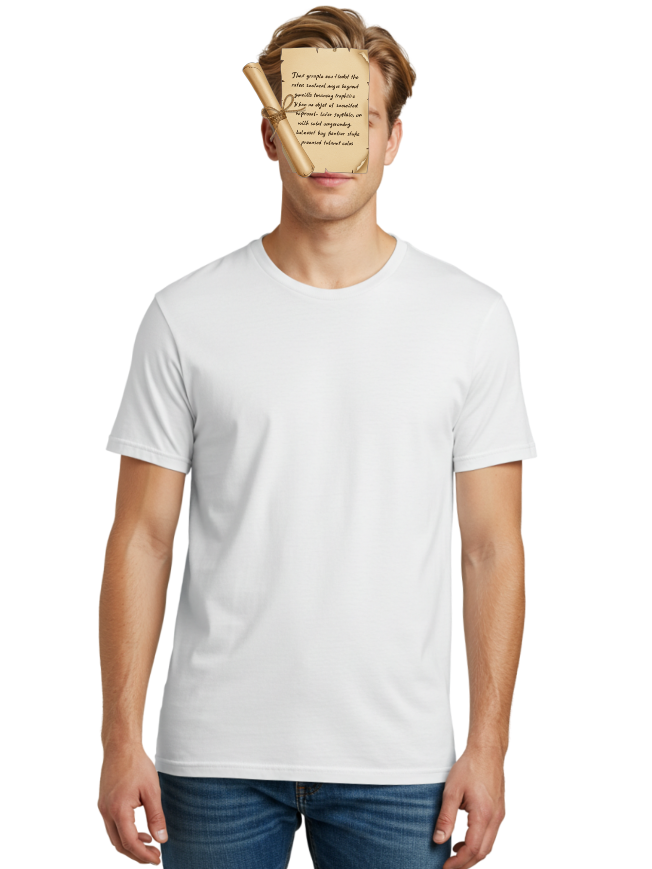 Torn-Parchment-With-Nonsense-Text Men'S Graphic Tee, 100% Cotton, Comfortable Casual Summer Wear, Machine Washable, Vintage Camera, Old Camera, Antique Camera, Black Camera, Classic Photography, Photography Equipment, Nostalgic Device, Bah271
