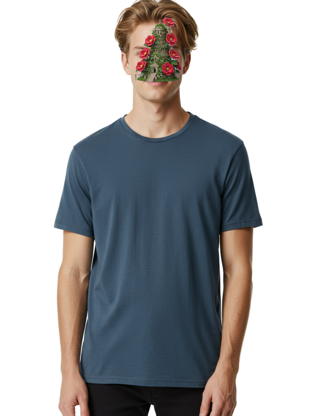 Tower-Of-Red-Flowers Men'S Graphic Tee, 100% Cotton, Comfortable Casual Summer Wear, Machine Washable, Vintage Camera, Old Camera, Antique Camera, Black Camera, Classic Photography, Photography Equipment, Nostalgic Device, Film Camera, Bah272